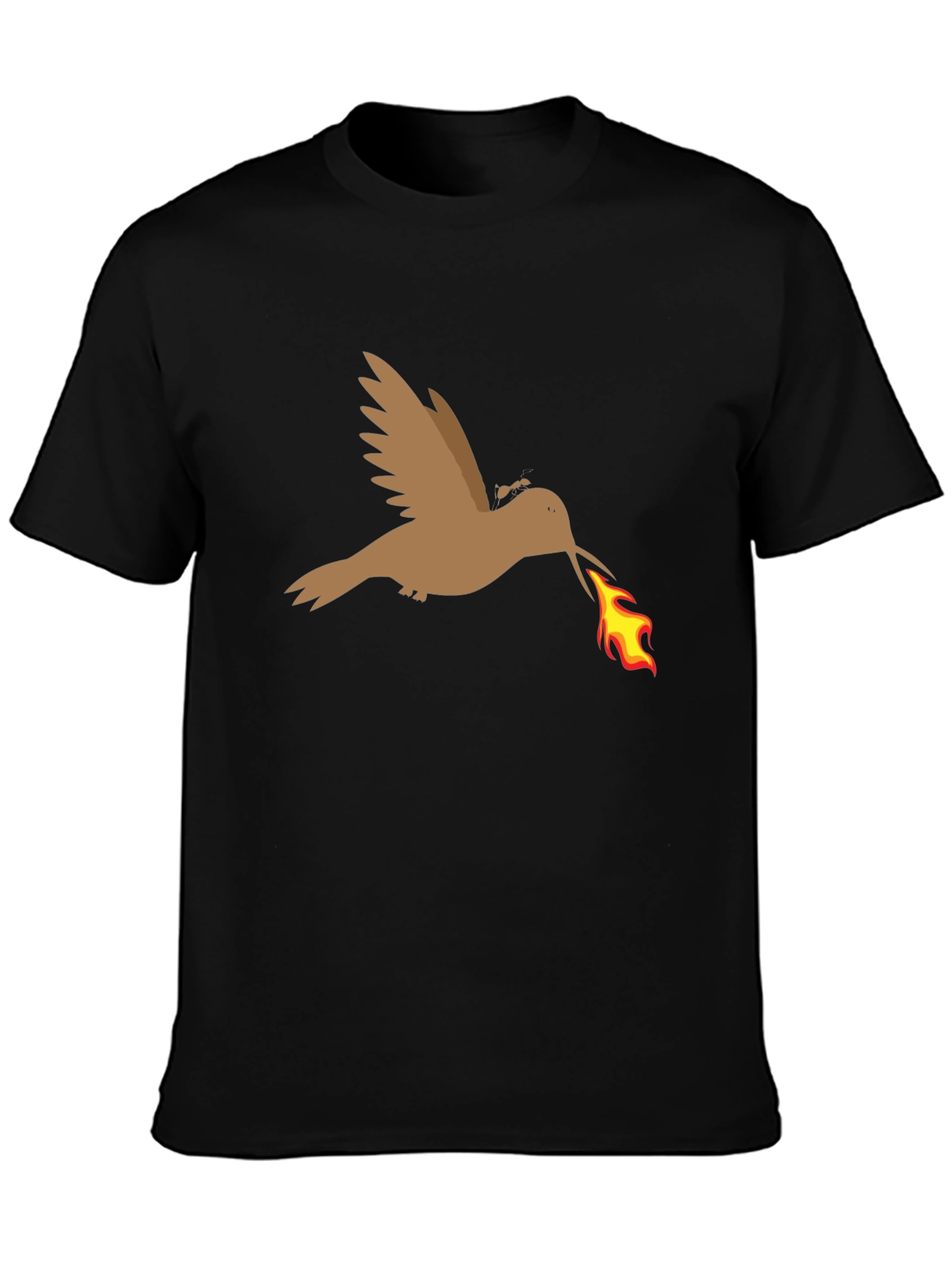 Hummingbird Fire T-Shirt - Unique Graphic Tee