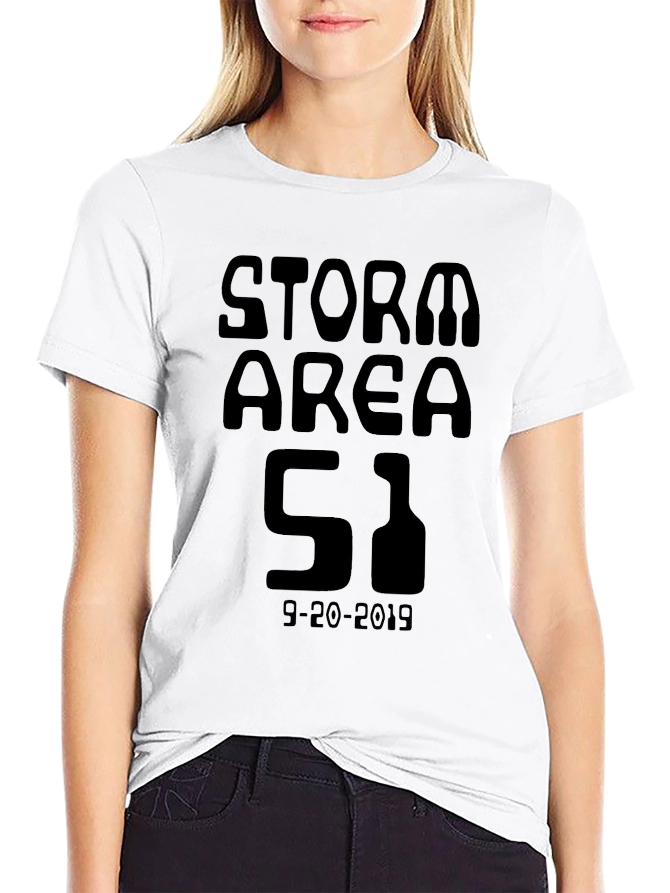 Storm Area 51 T-Shirt - Black Graphic Tee