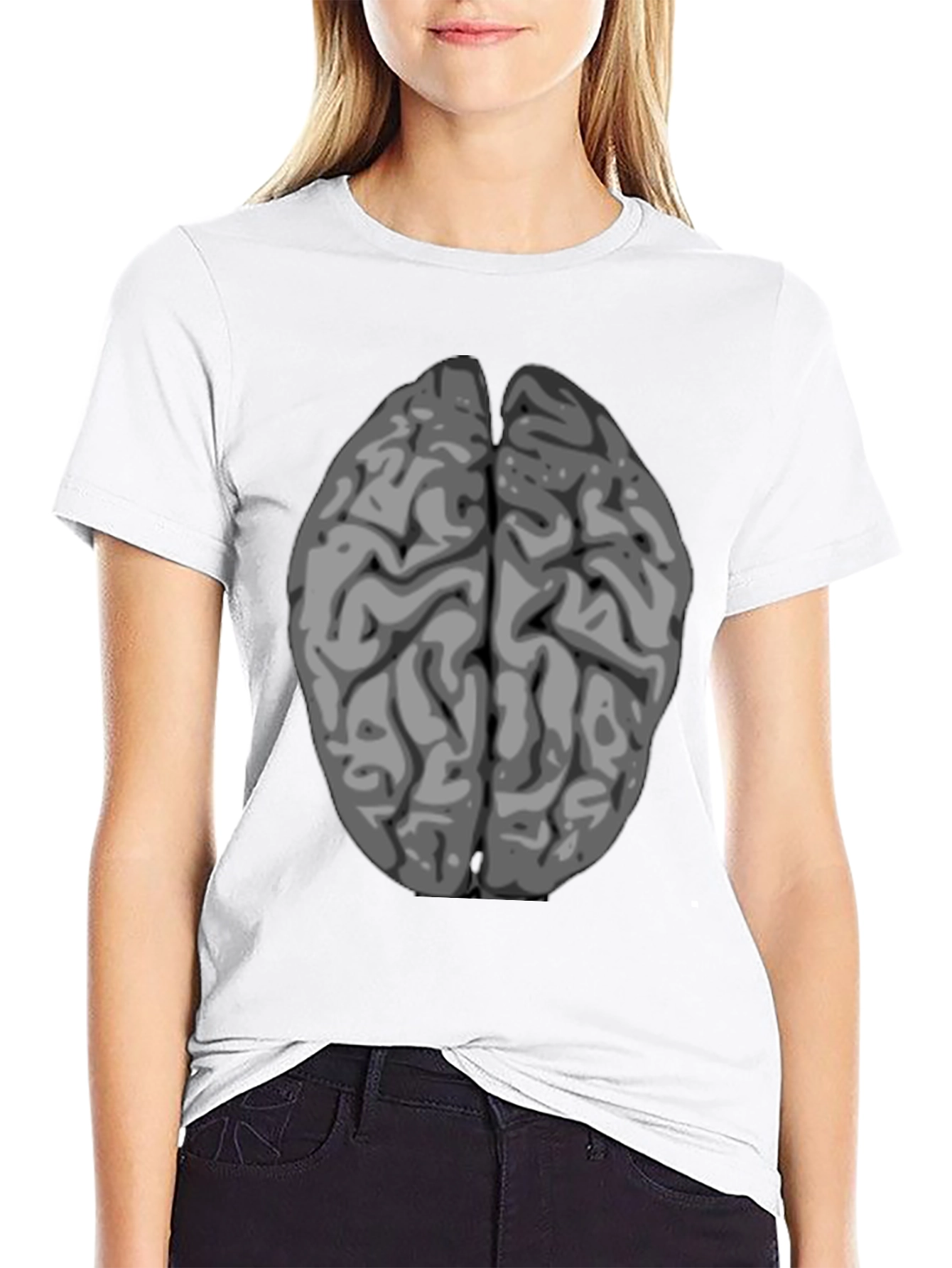 Brain Graphic Print T-Shirt