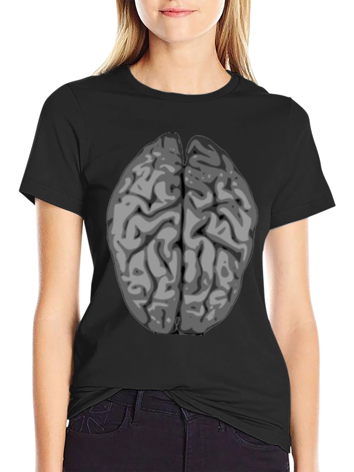 Brain Graphic Print T-Shirt