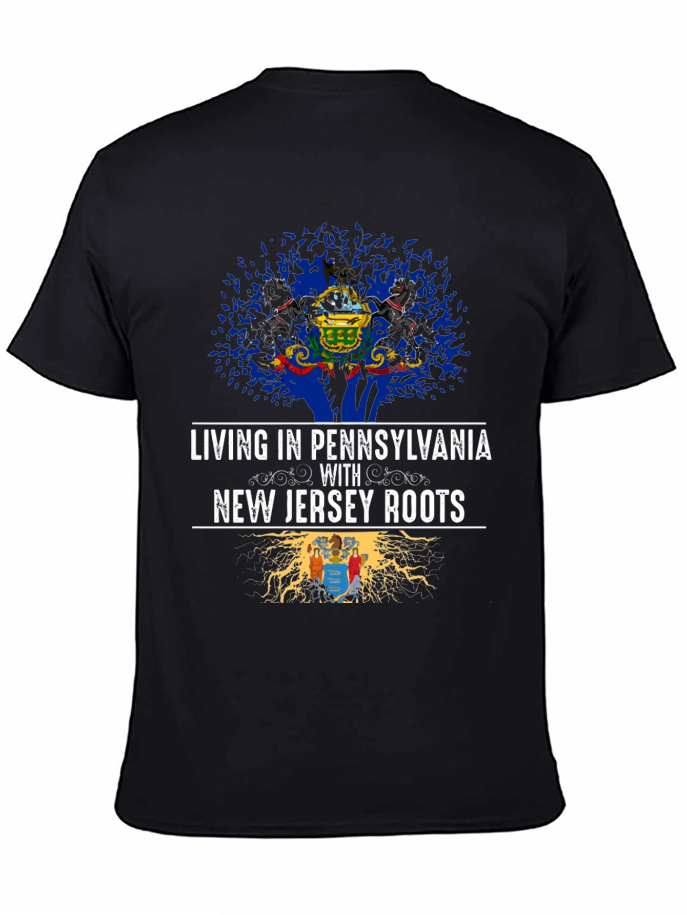 Pennsylvania & New Jersey Roots Graphic T-Shirt