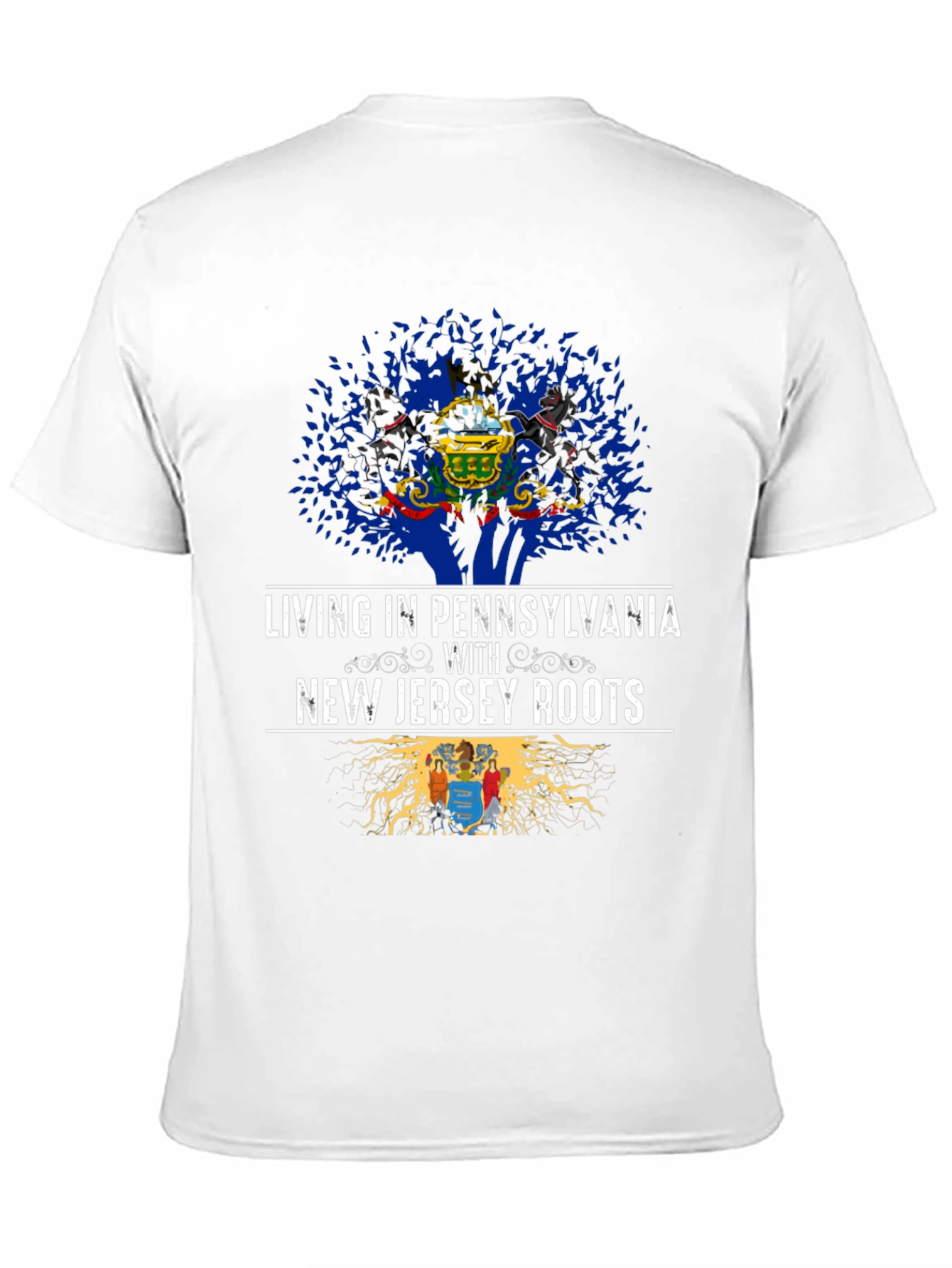 Pennsylvania & New Jersey Roots Graphic T-Shirt