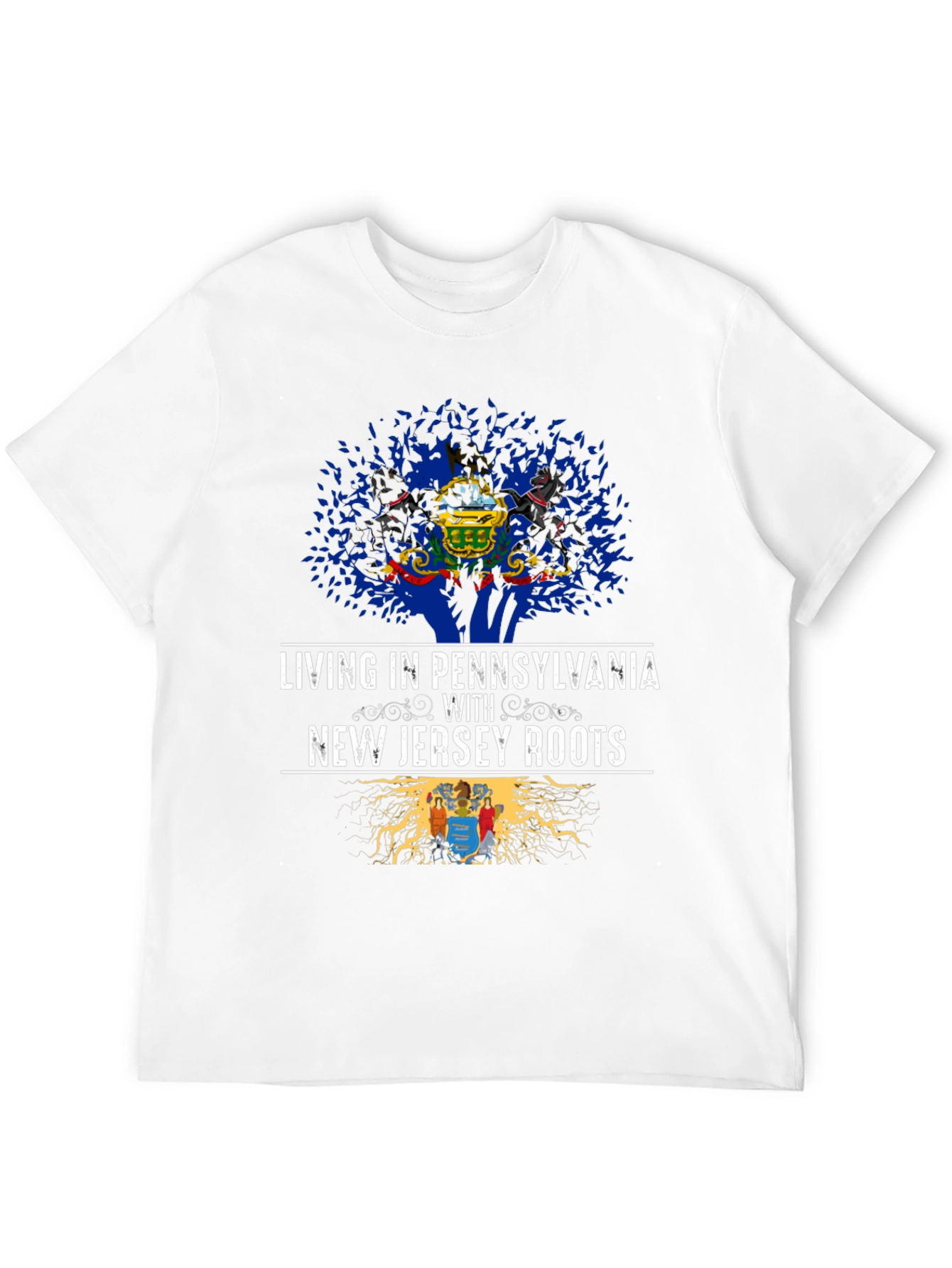 Pennsylvania & New Jersey Roots Graphic T-Shirt