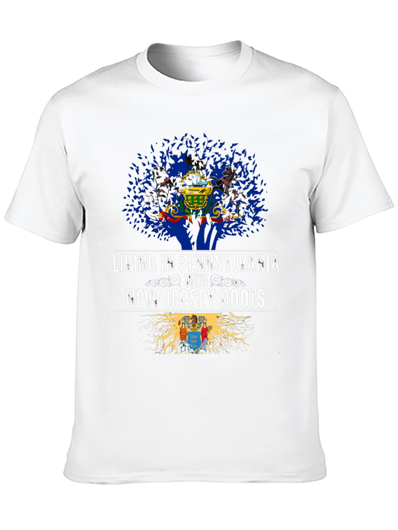 Pennsylvania & New Jersey Roots Graphic T-Shirt