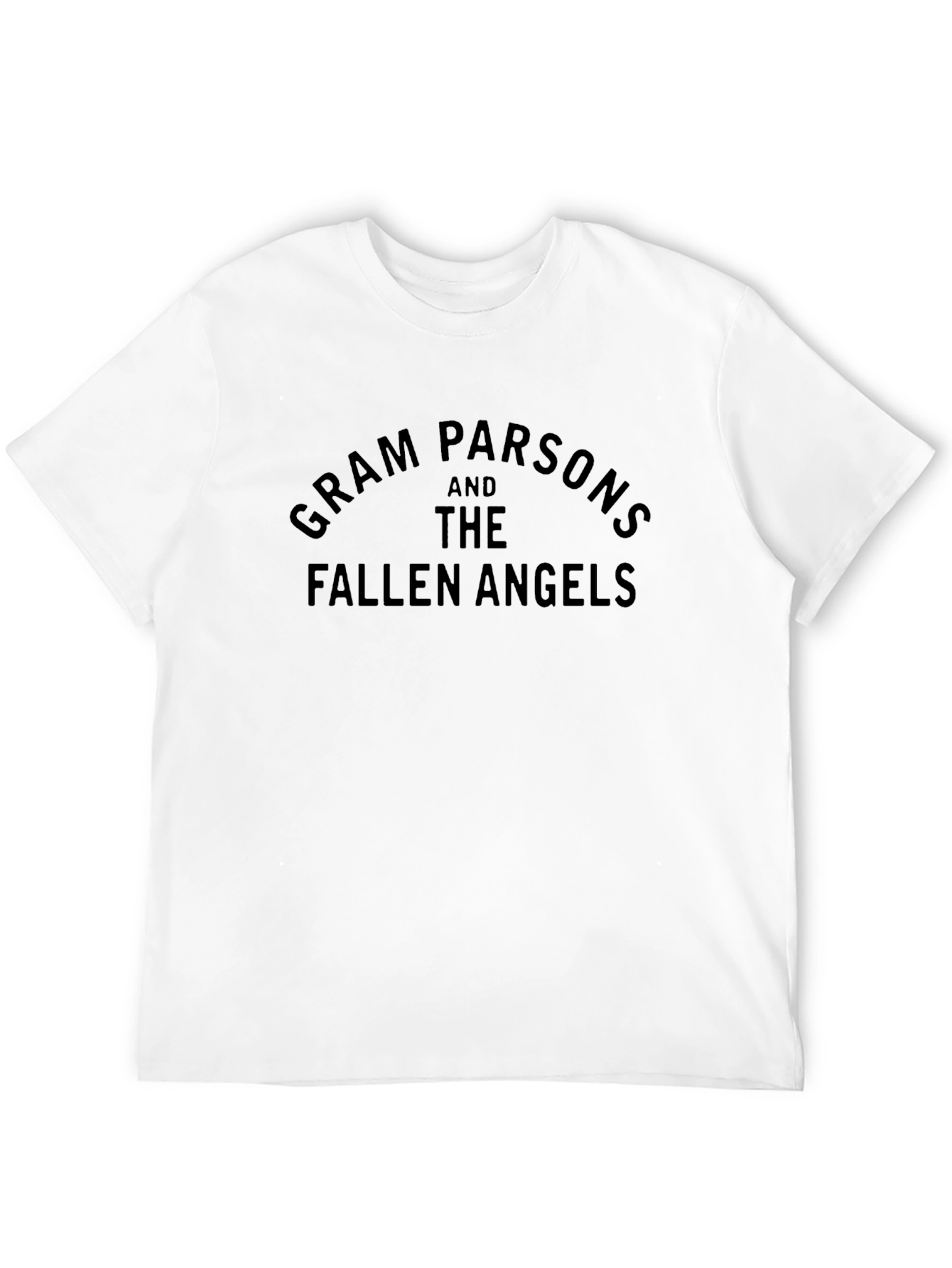 Gram Parsons and The Fallen Angels Black T-Shirt