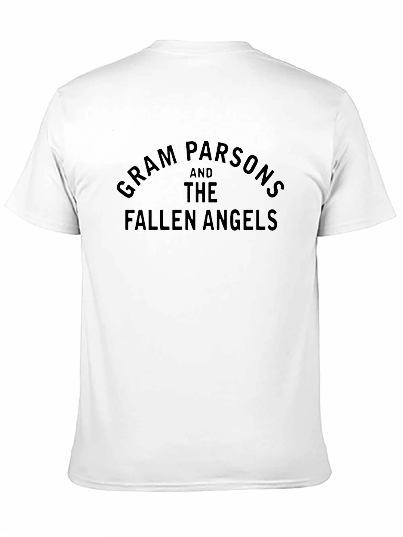 Gram Parsons and The Fallen Angels Black T-Shirt