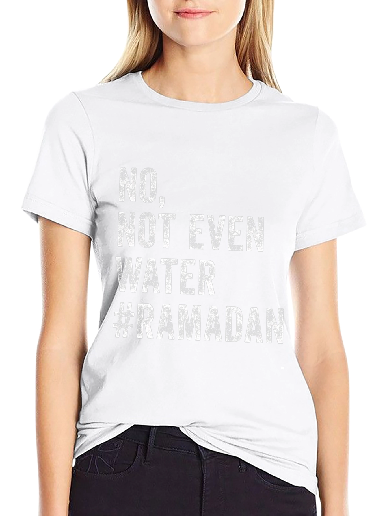 Ramadan No Water T-Shirt - Fasting Humor Tee