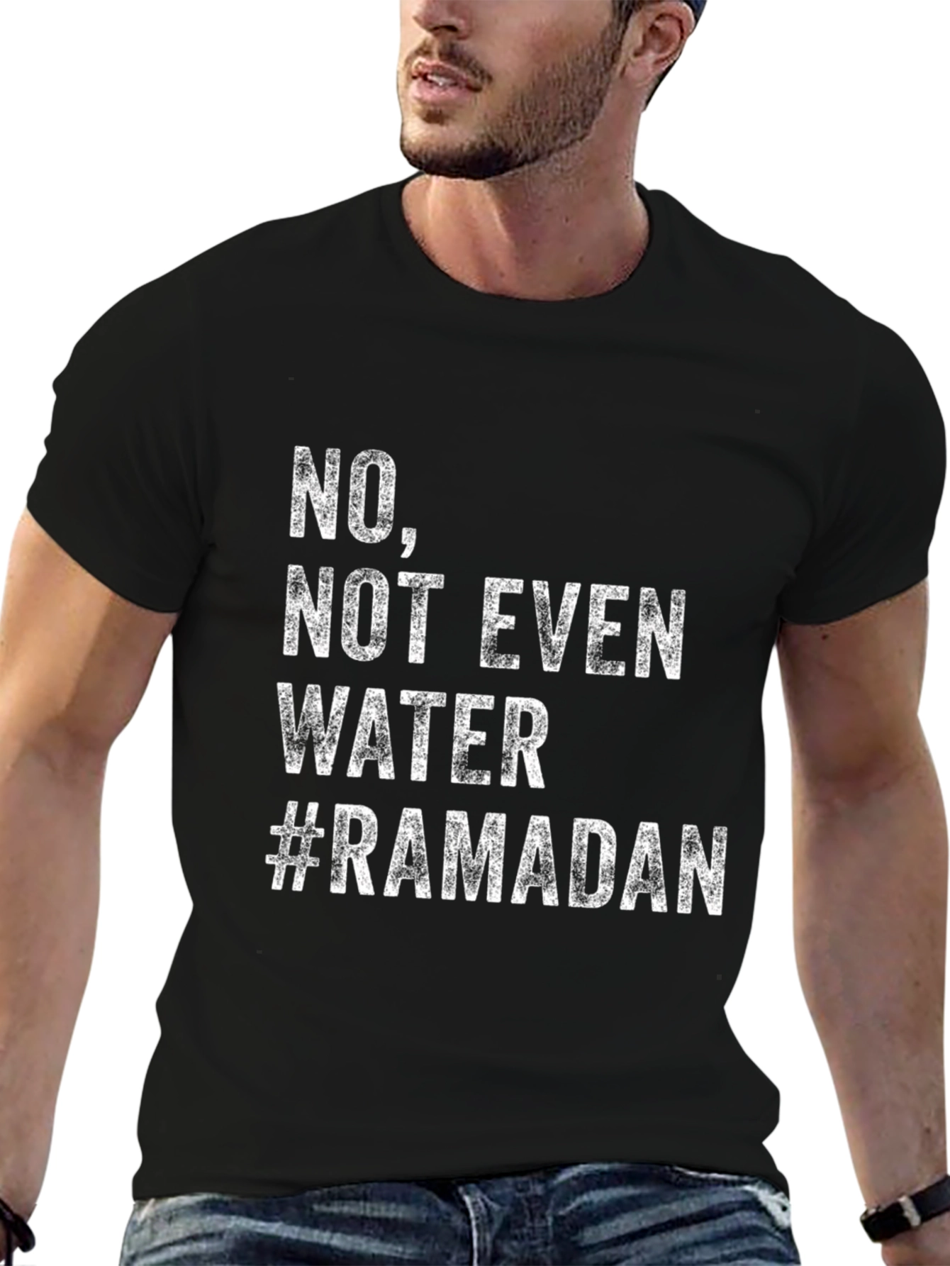 Ramadan No Water T-Shirt - Fasting Humor Tee