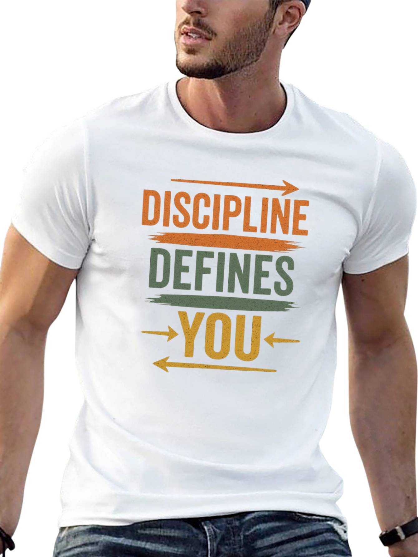 Discipline Defines You Graphic Tee - Motivational T-Shirt
