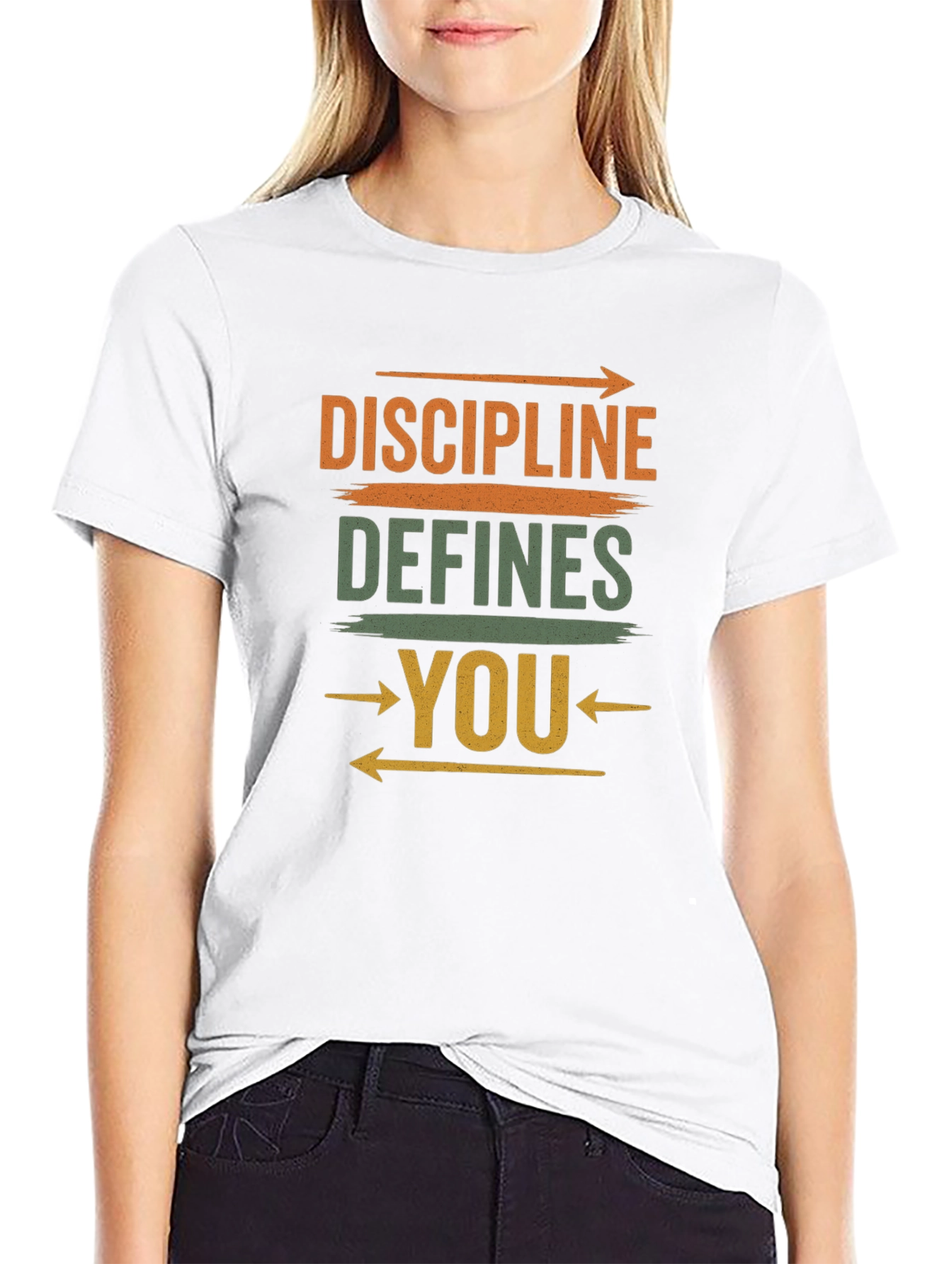 Discipline Defines You Graphic Tee - Motivational T-Shirt