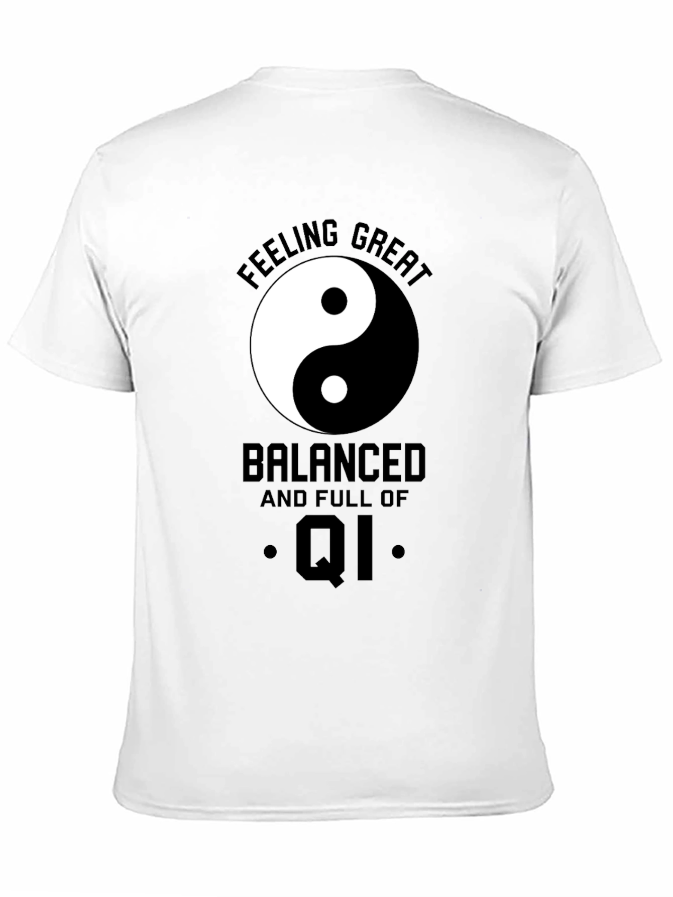 Balanced Qi Black T-Shirt - Feeling Great
