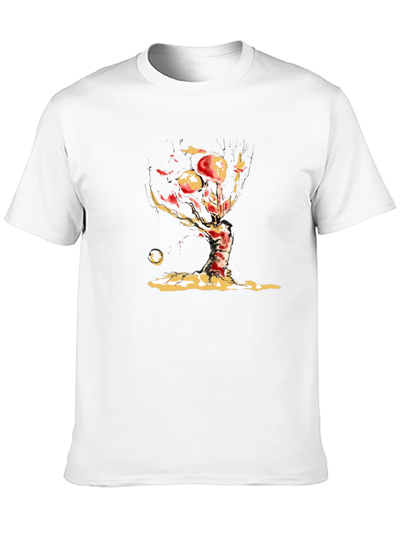 Abstract Art Mens Black T-Shirt