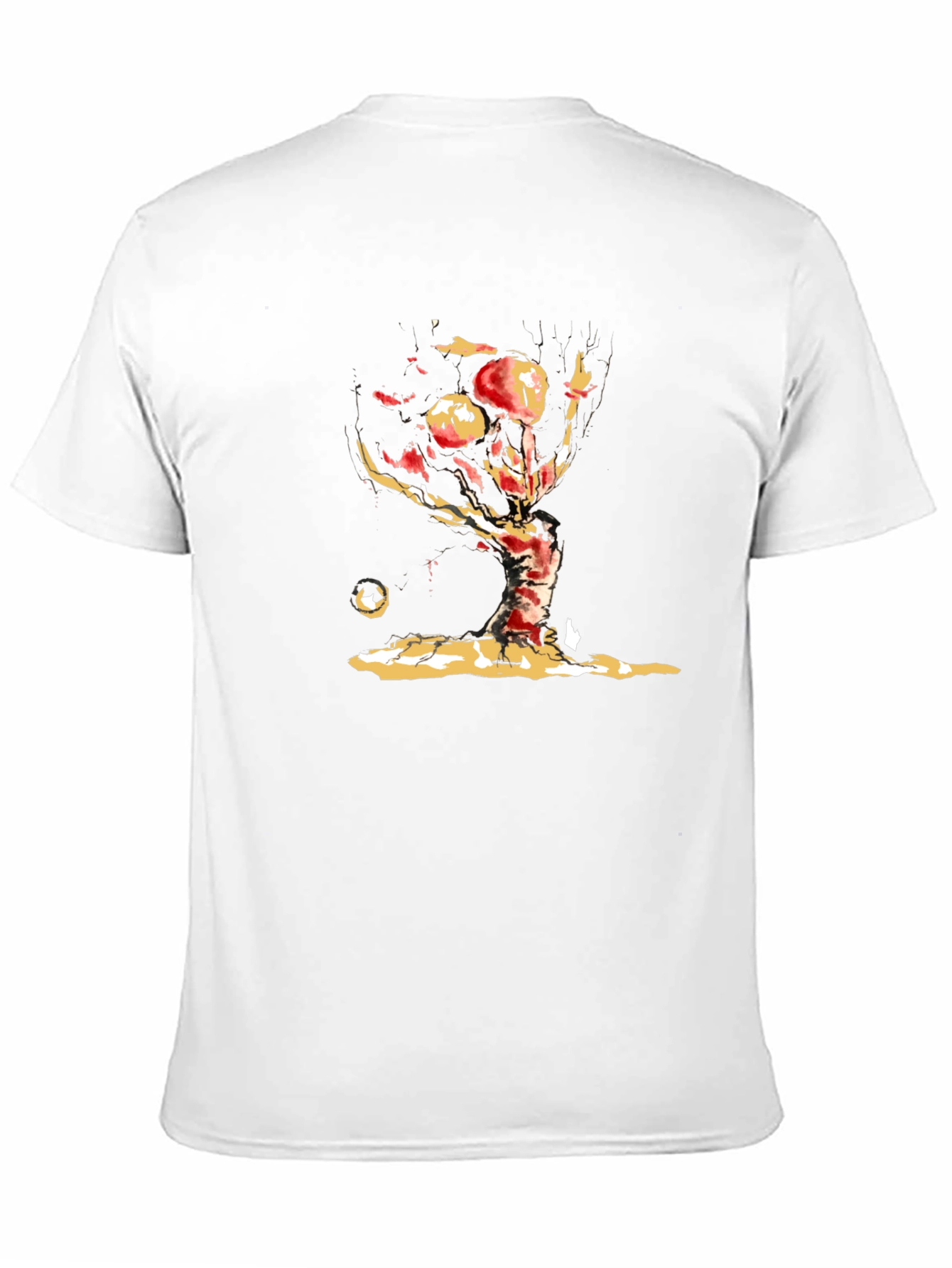 Abstract Art Mens Black T-Shirt