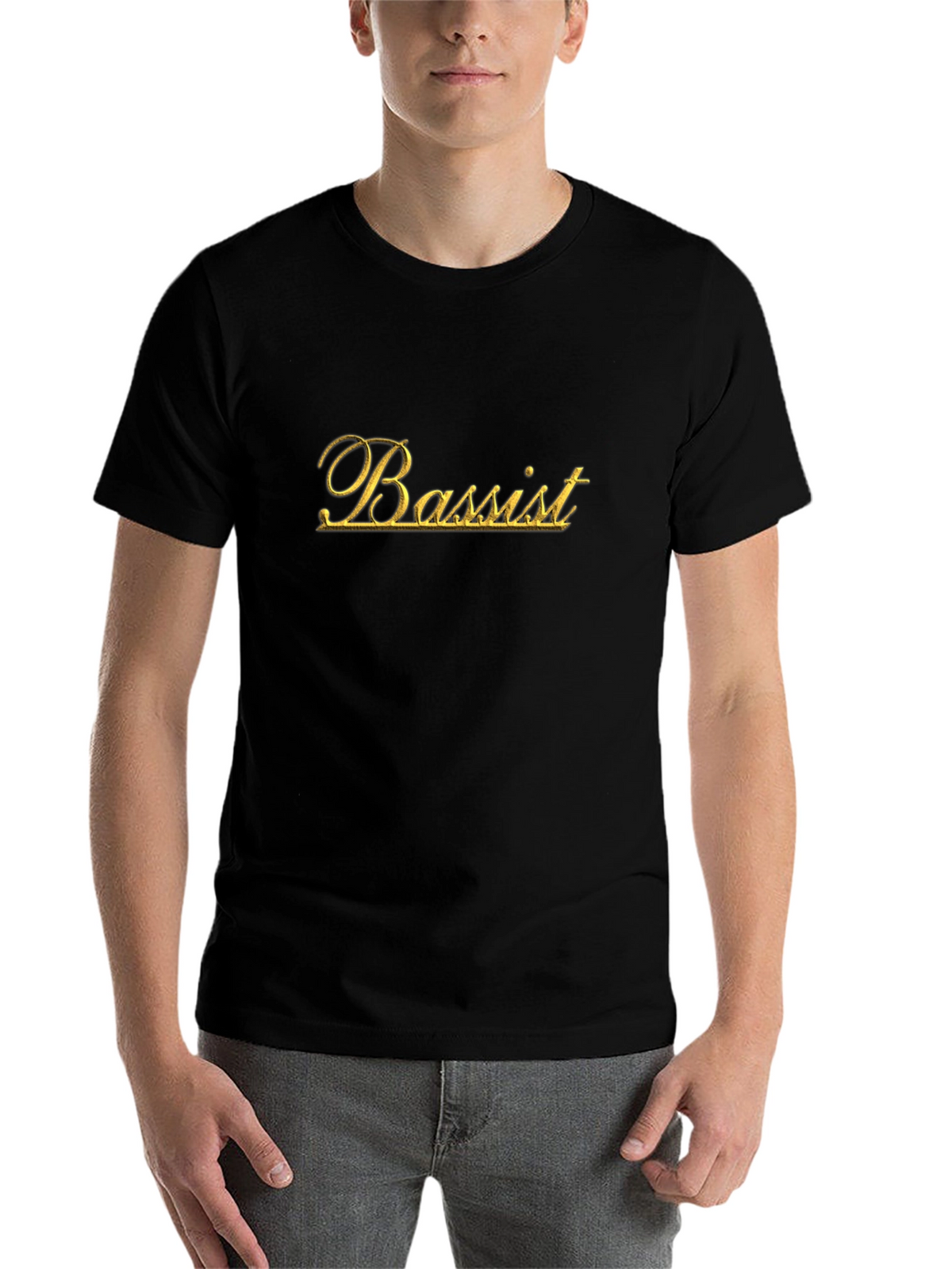 Bassist Black T-Shirt - Music Lover Tee