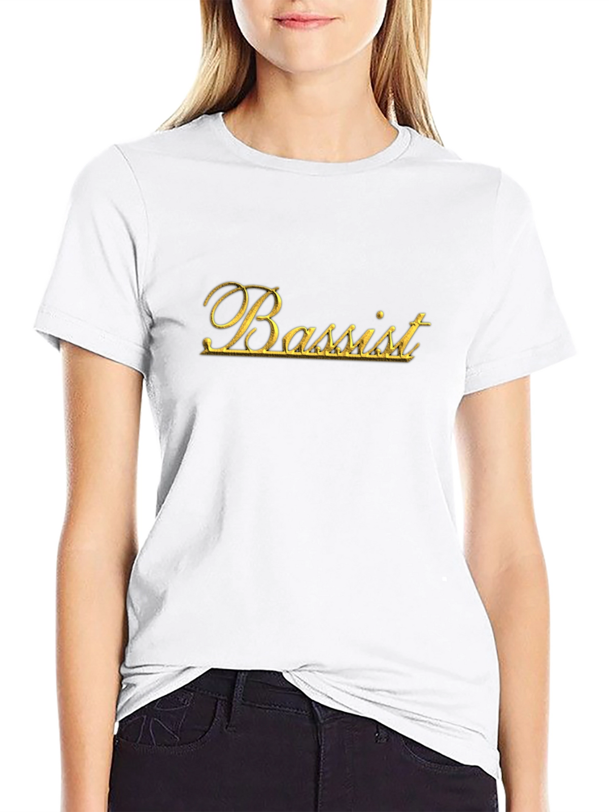 Bassist Black T-Shirt - Music Lover Tee