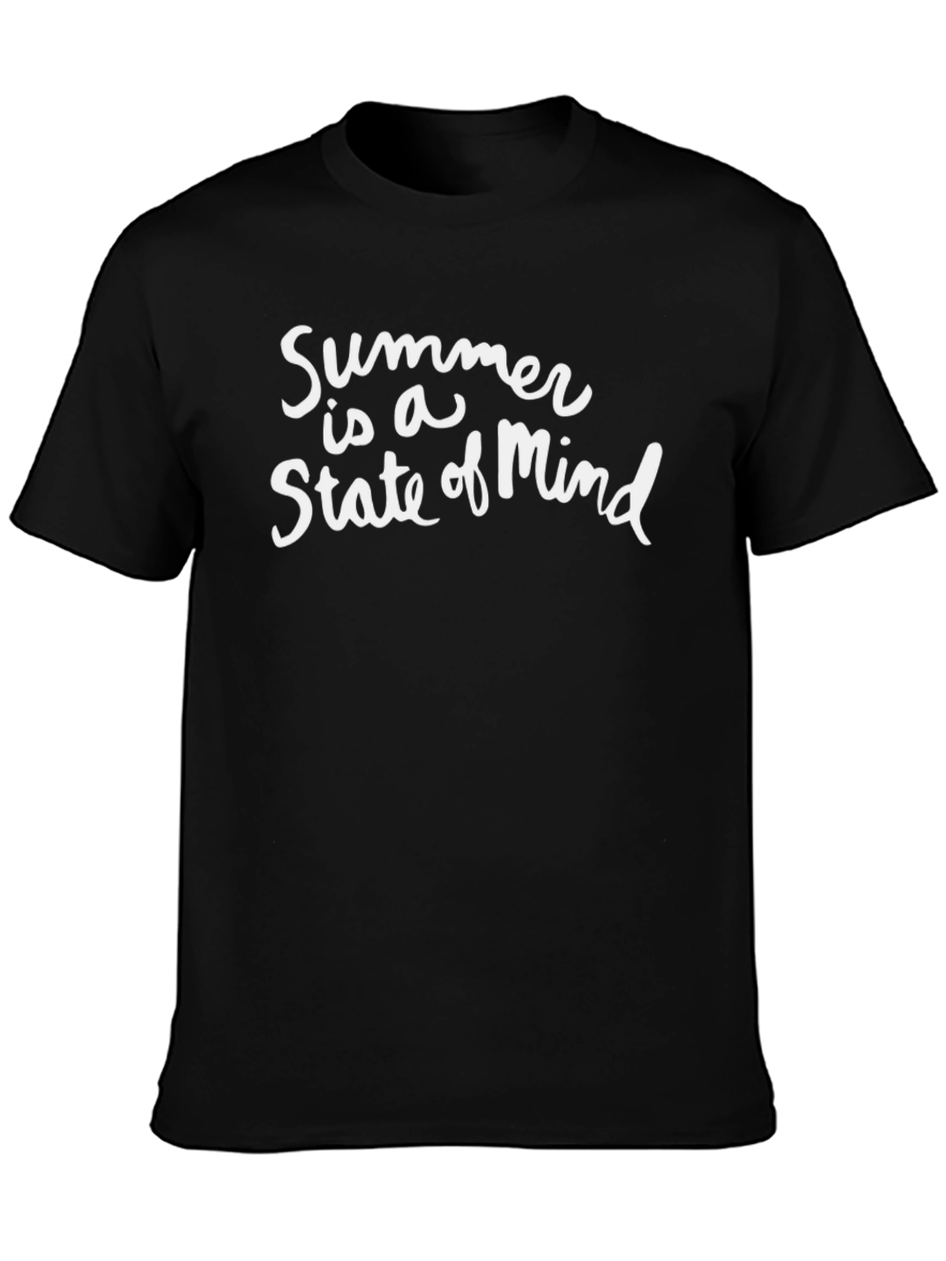 Summer State of Mind Black T-Shirt