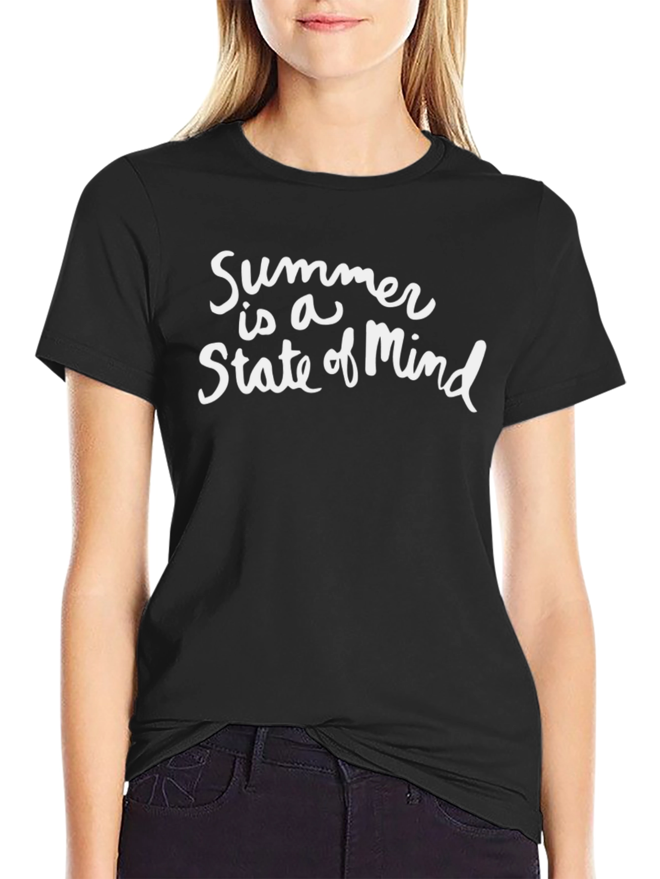 Summer State of Mind Black T-Shirt