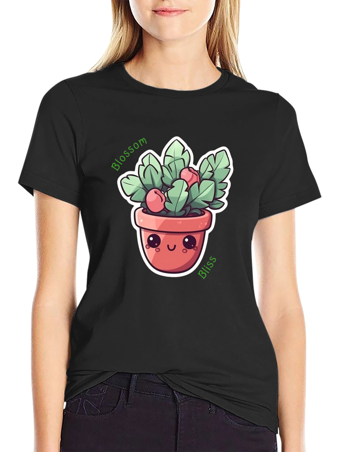 Blossom Bliss Plant Graphic Tee
