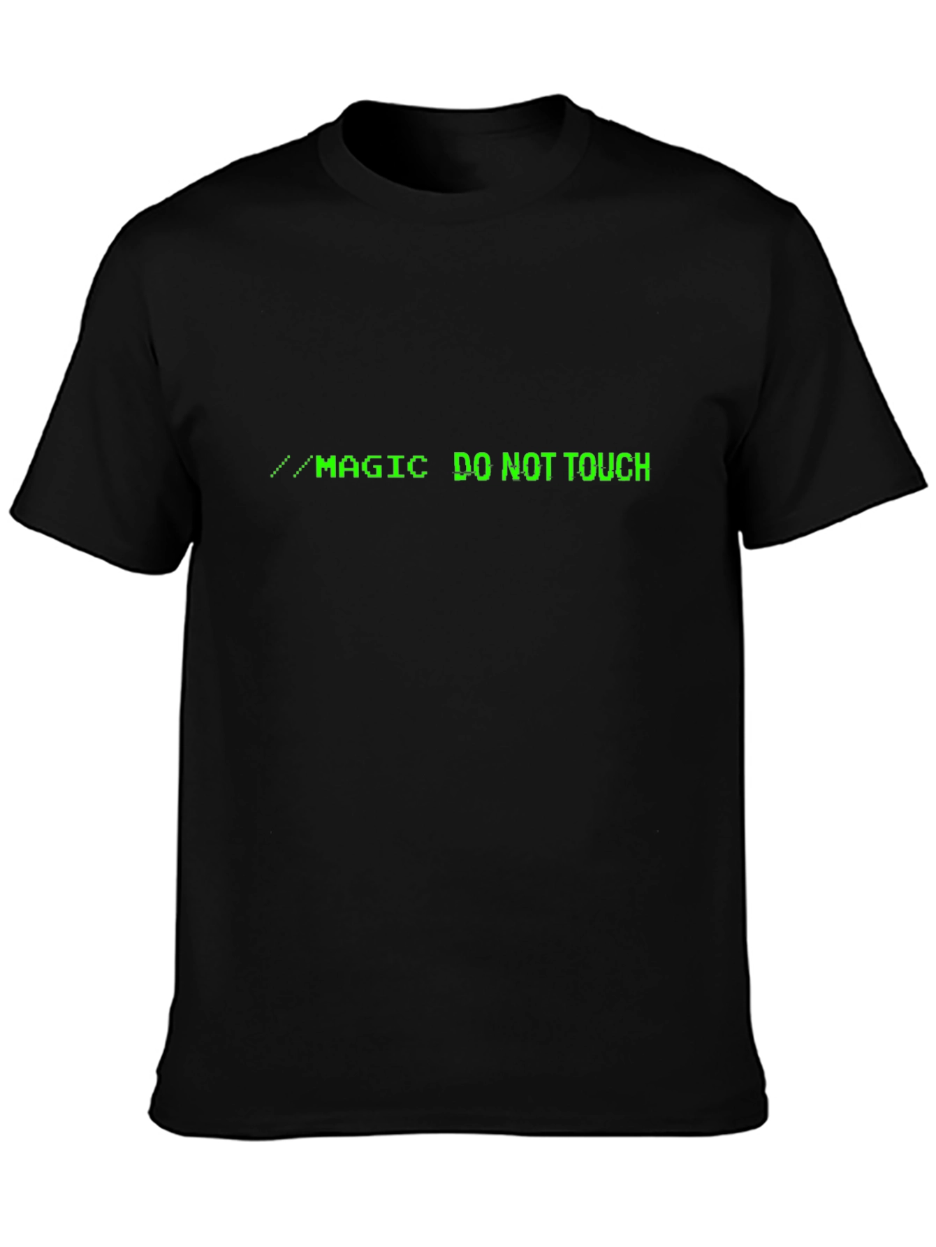 Magic Do Not Touch Black T-Shirt