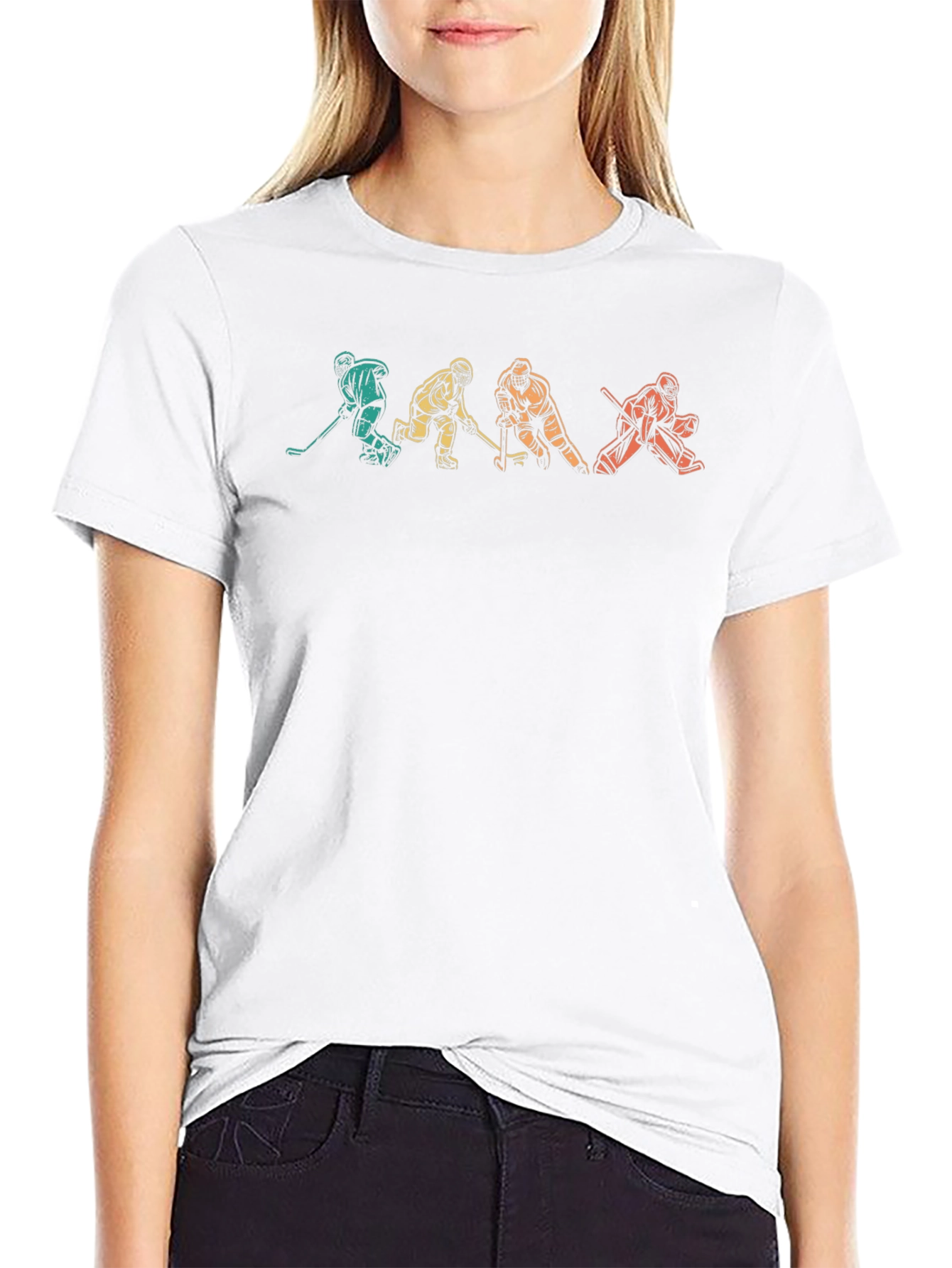 Hockey Player Graphic Tee