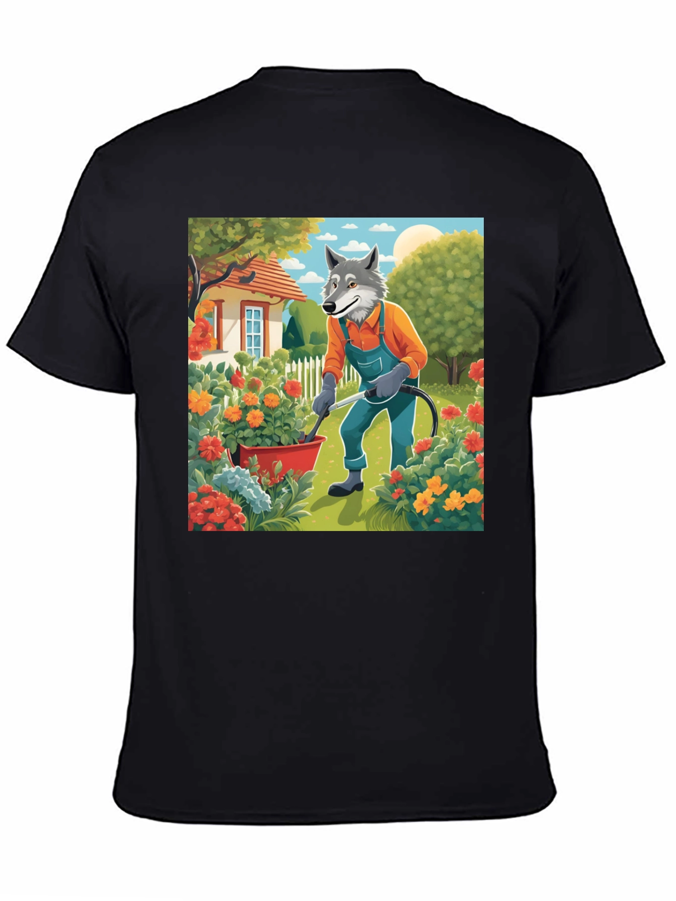 Wolf Gardener Graphic Tee - Unisex Cotton T-Shirt