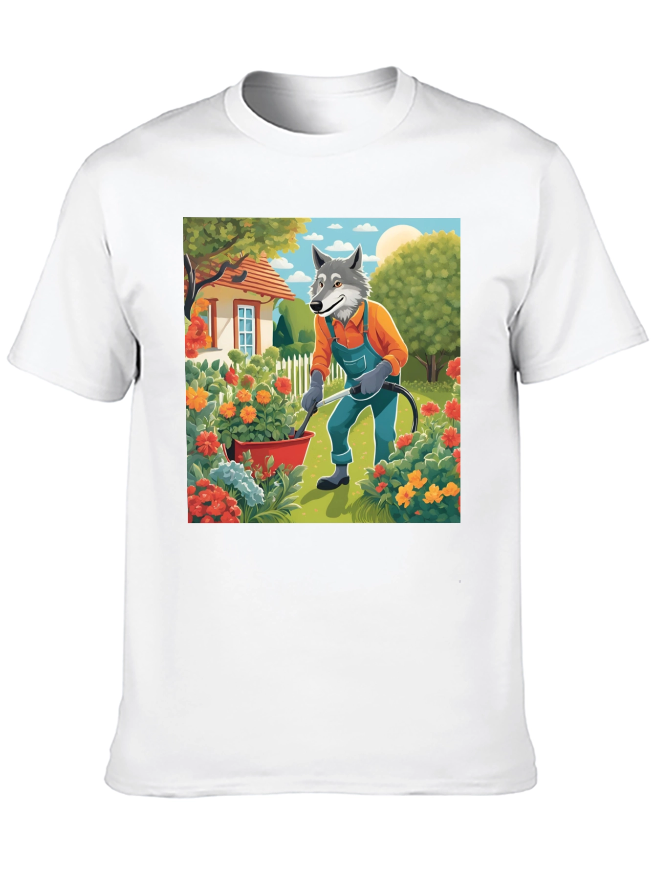 Wolf Gardener Graphic Tee - Unisex Cotton T-Shirt