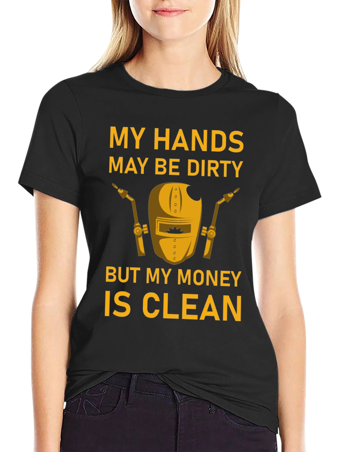 Dirty Hands Clean Money Welder T-Shirt