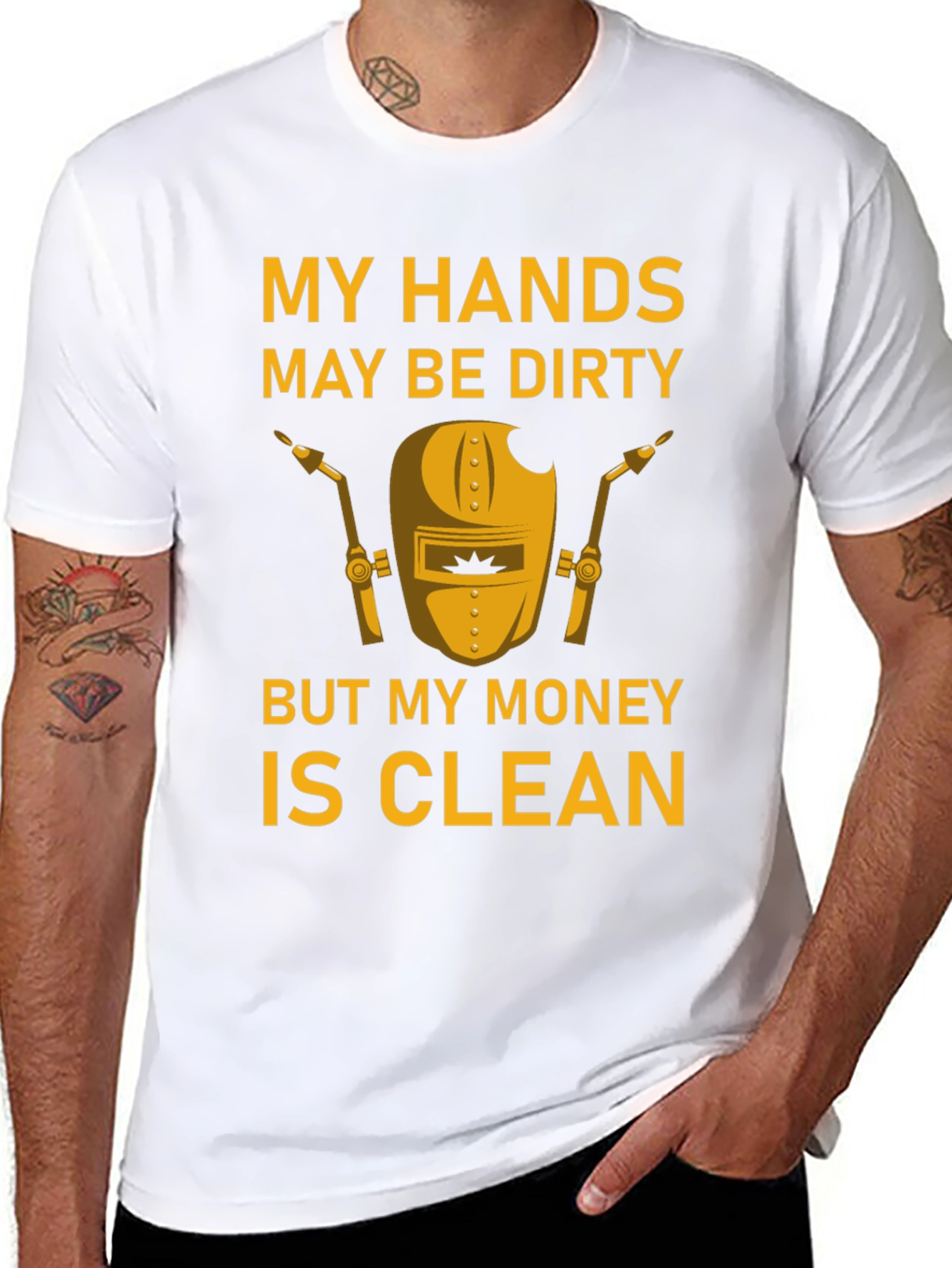 Dirty Hands Clean Money Welder T-Shirt