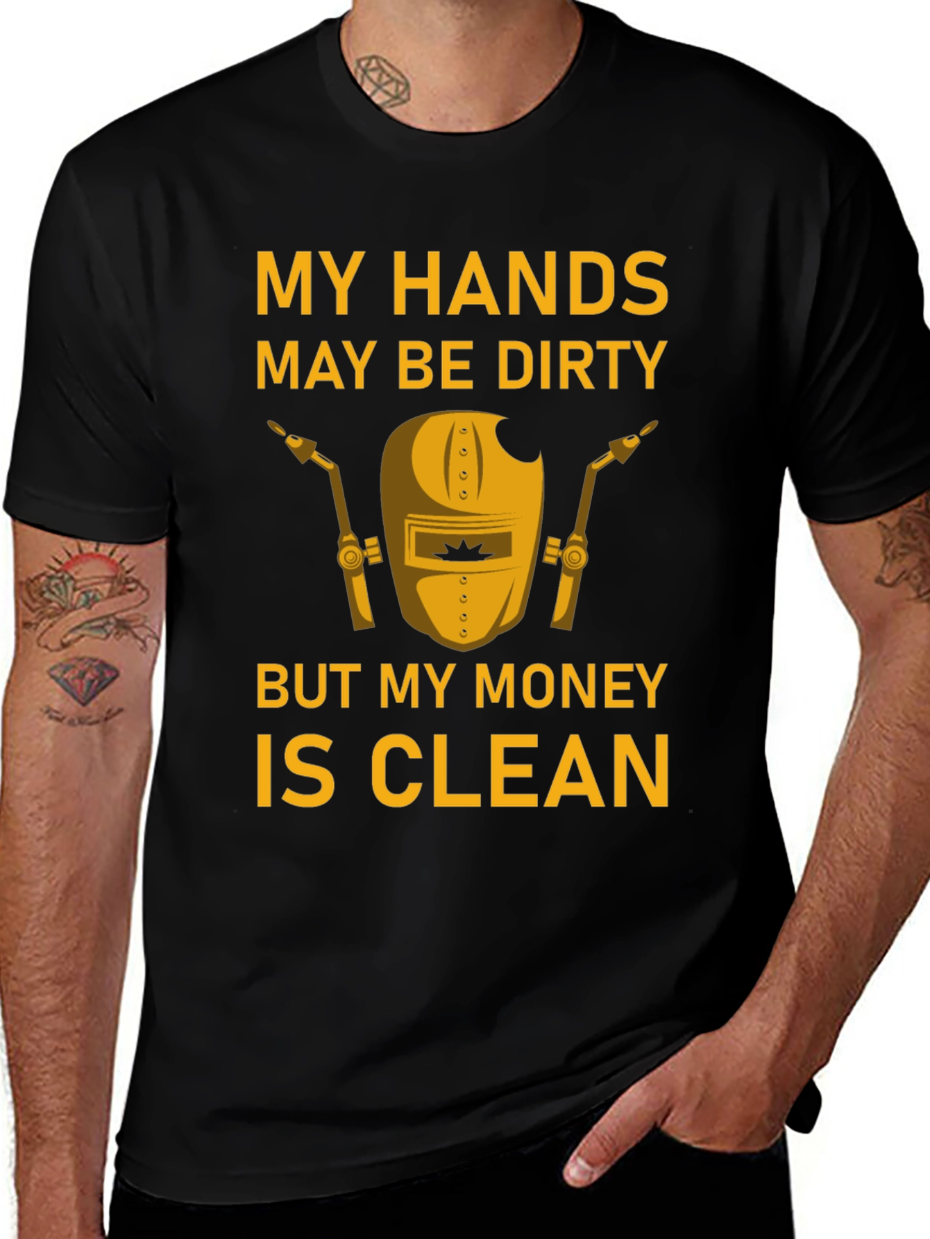 Dirty Hands Clean Money Welder T-Shirt