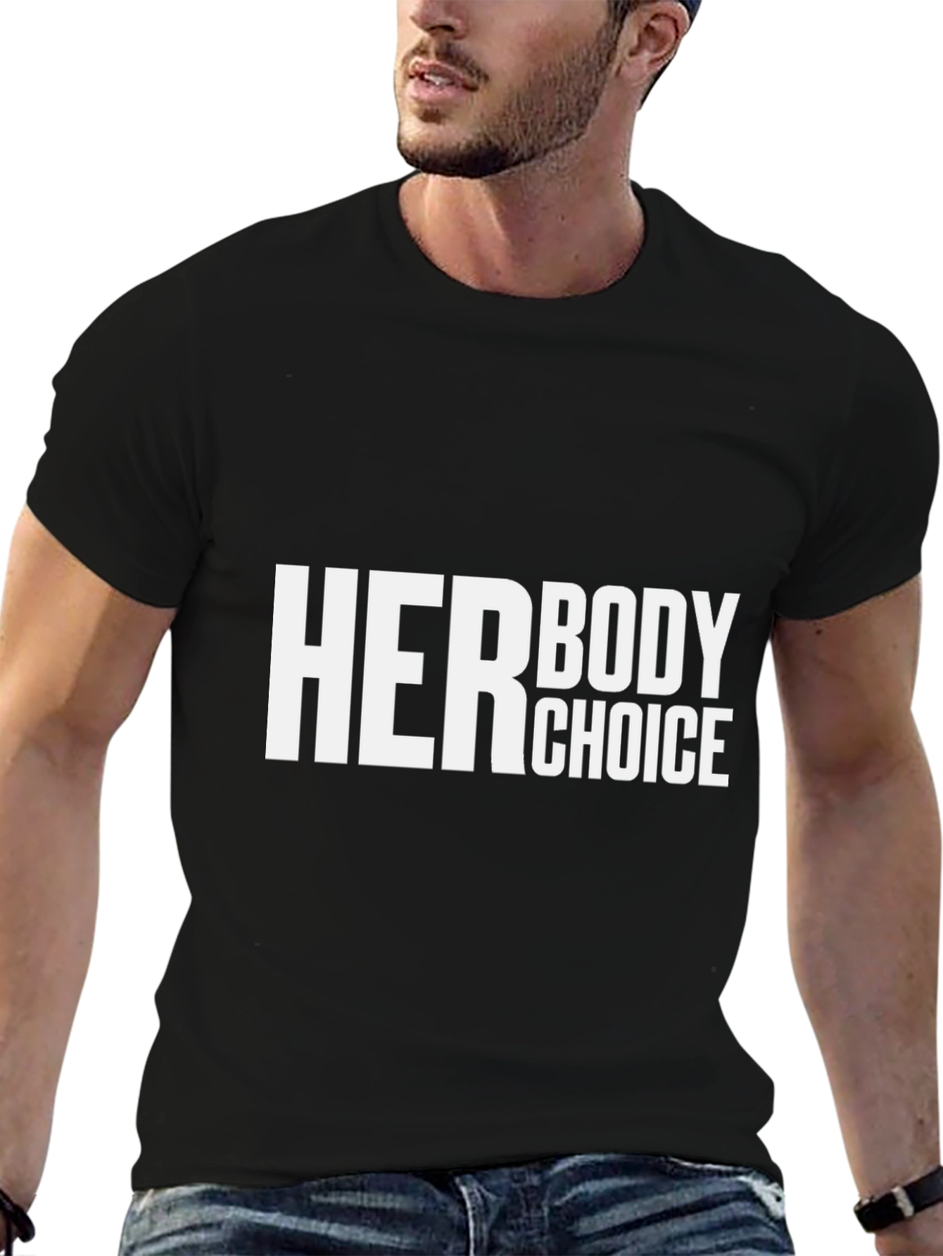 Her Body Choice Graphic Tee - Pro Choice T-Shirt
