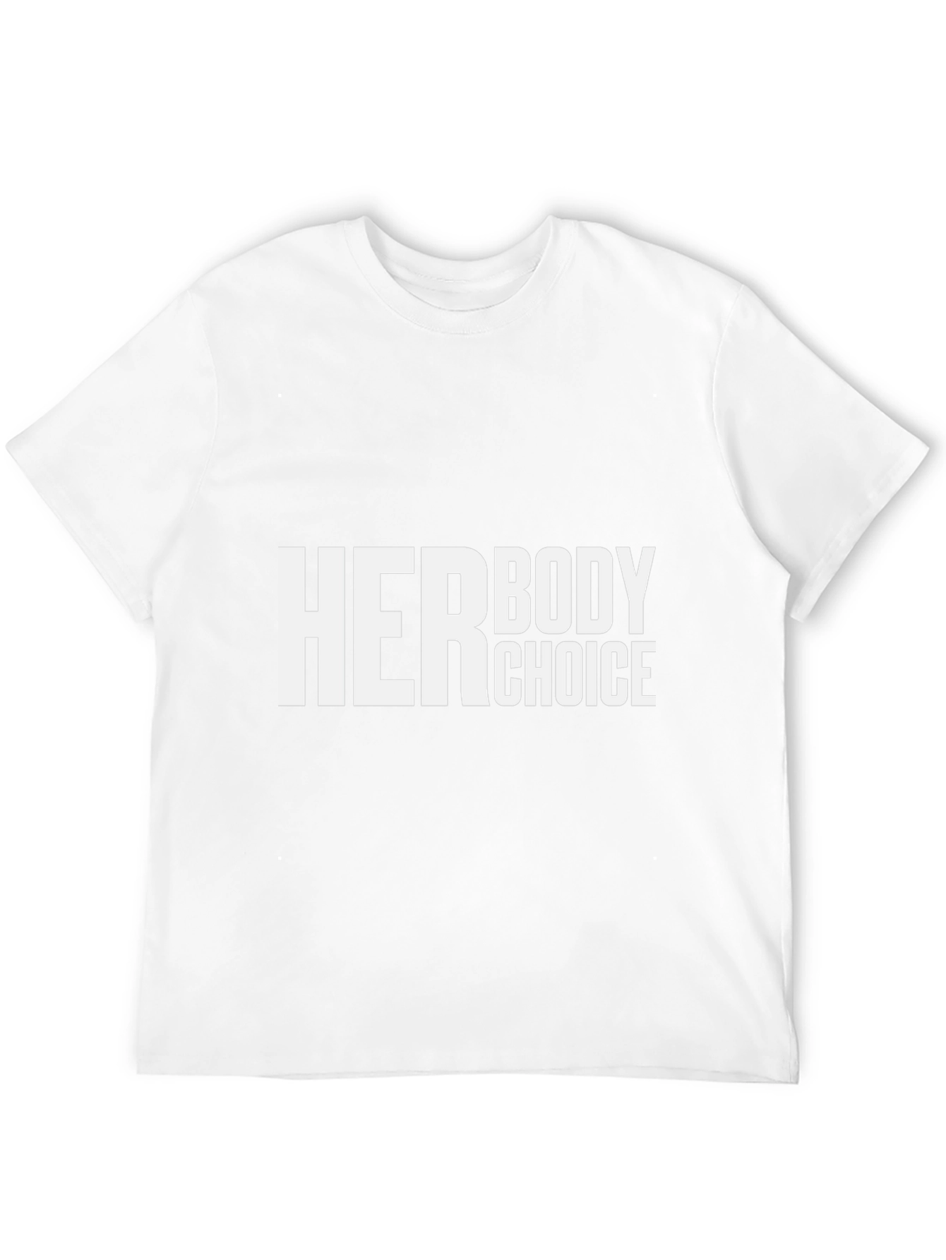 Her Body Choice Graphic Tee - Pro Choice T-Shirt