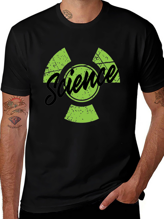 Science Symbol Graphic T-Shirt - Trendy Comfortable Fit