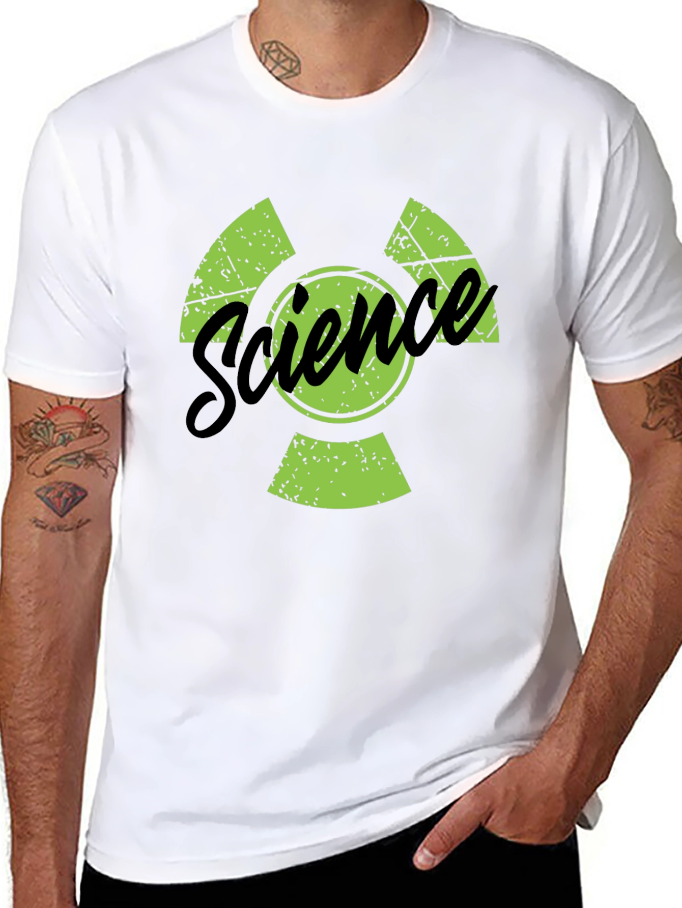 Science Symbol Graphic T-Shirt - Trendy Comfortable Fit