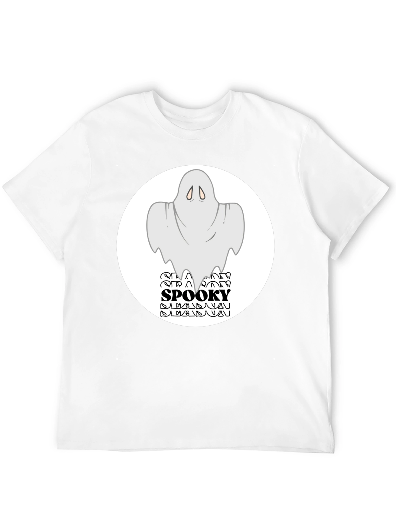Spooky Season Ghost Graphic T-Shirt