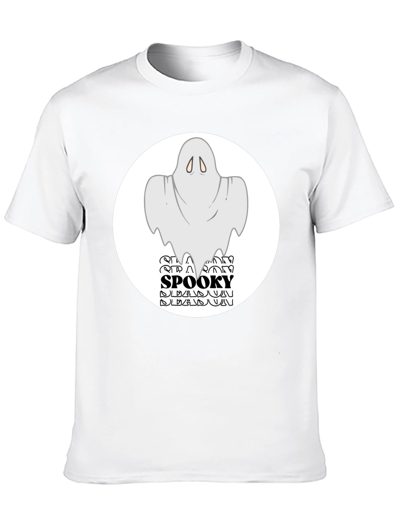 Spooky Season Ghost Graphic T-Shirt