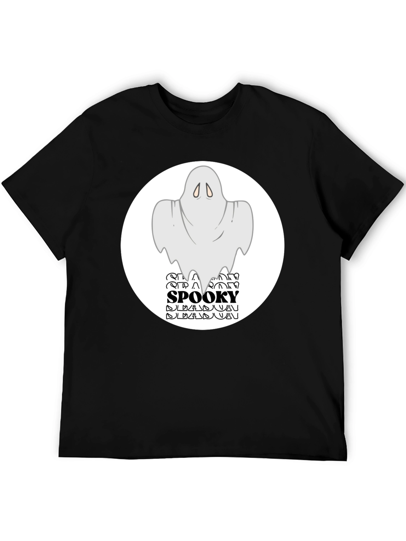 Spooky Season Ghost Graphic T-Shirt