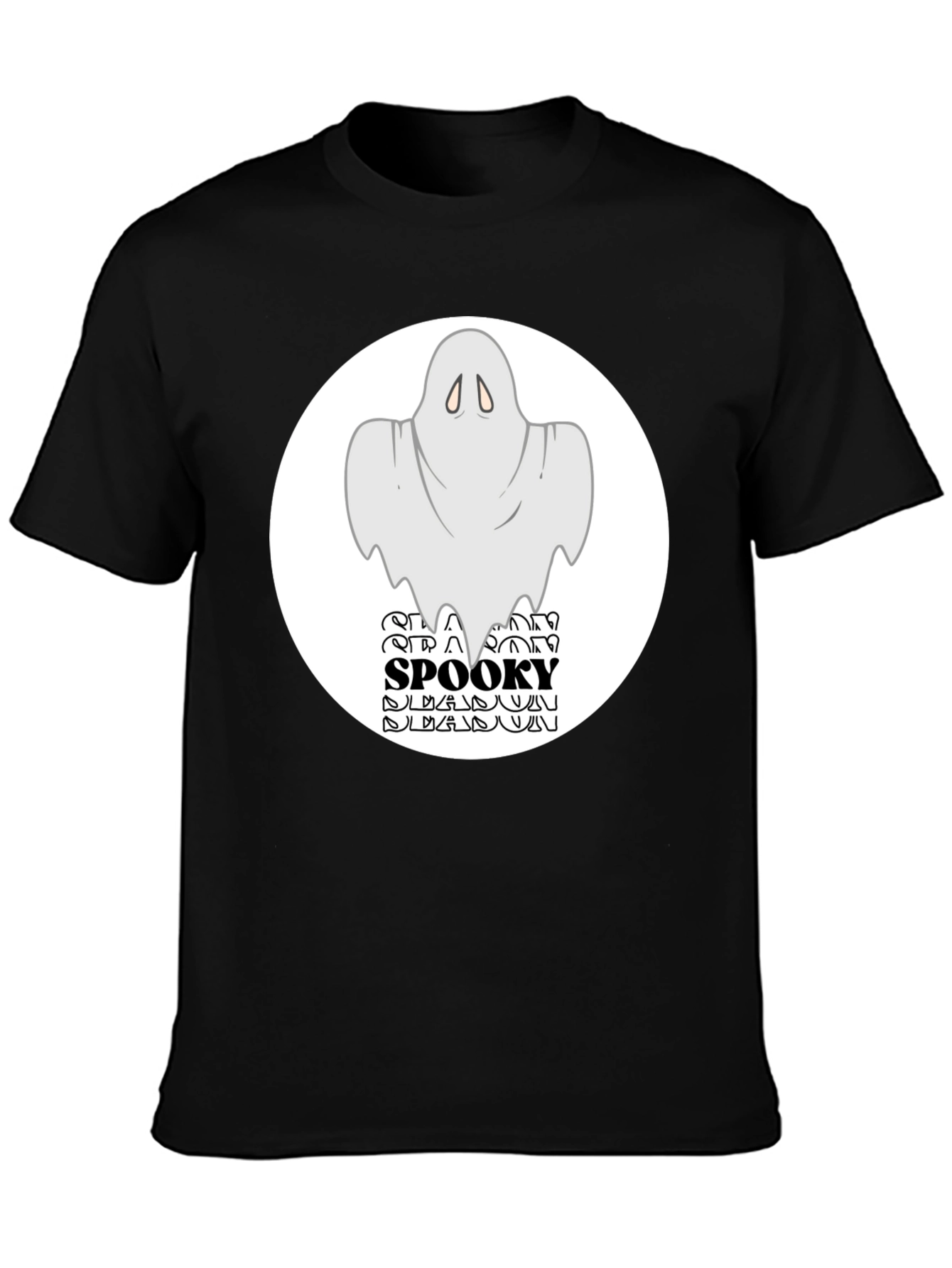 Spooky Season Ghost Graphic T-Shirt