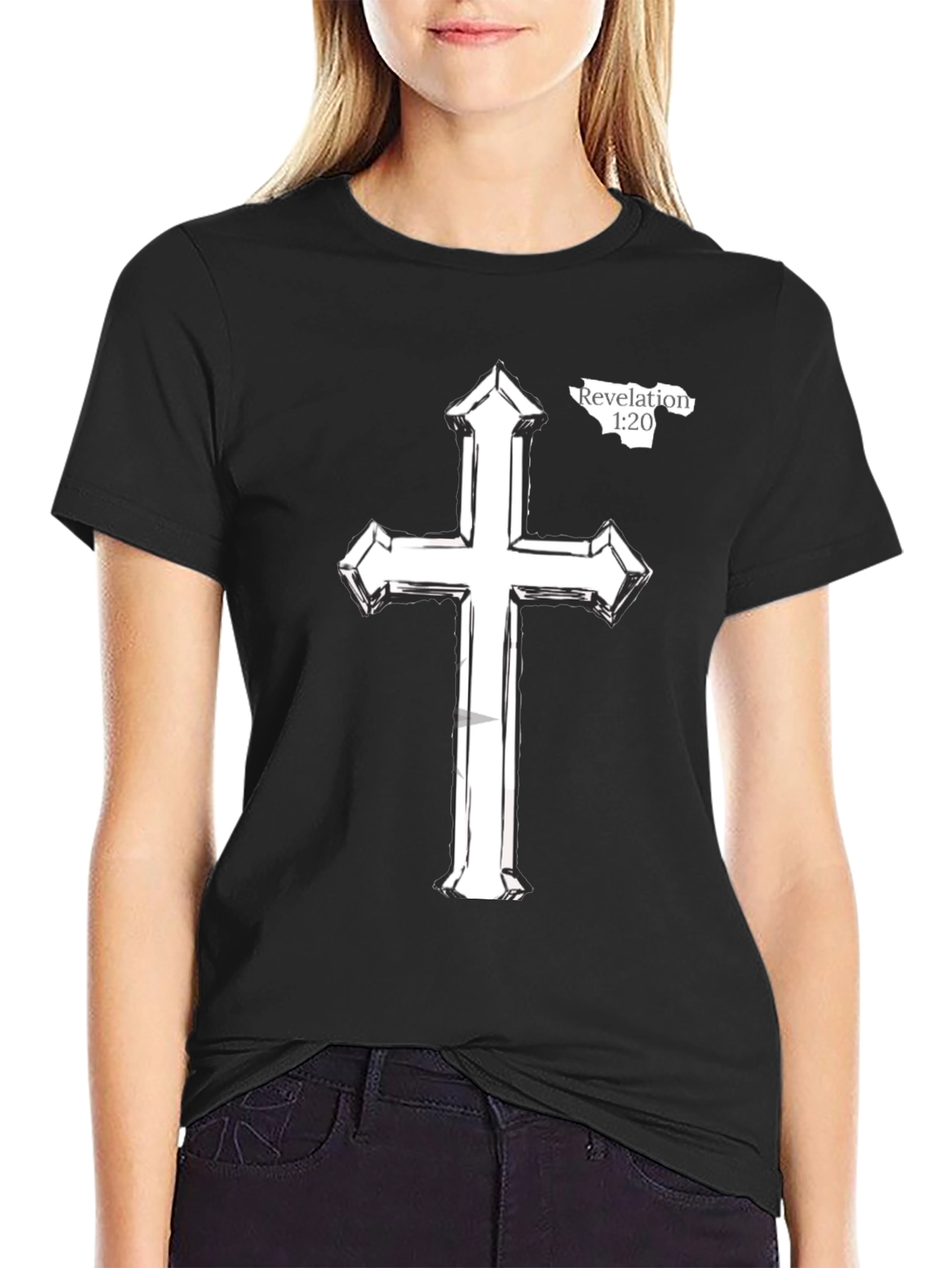 Christian Cross Graphic Tee - Religious Inspired Apparel