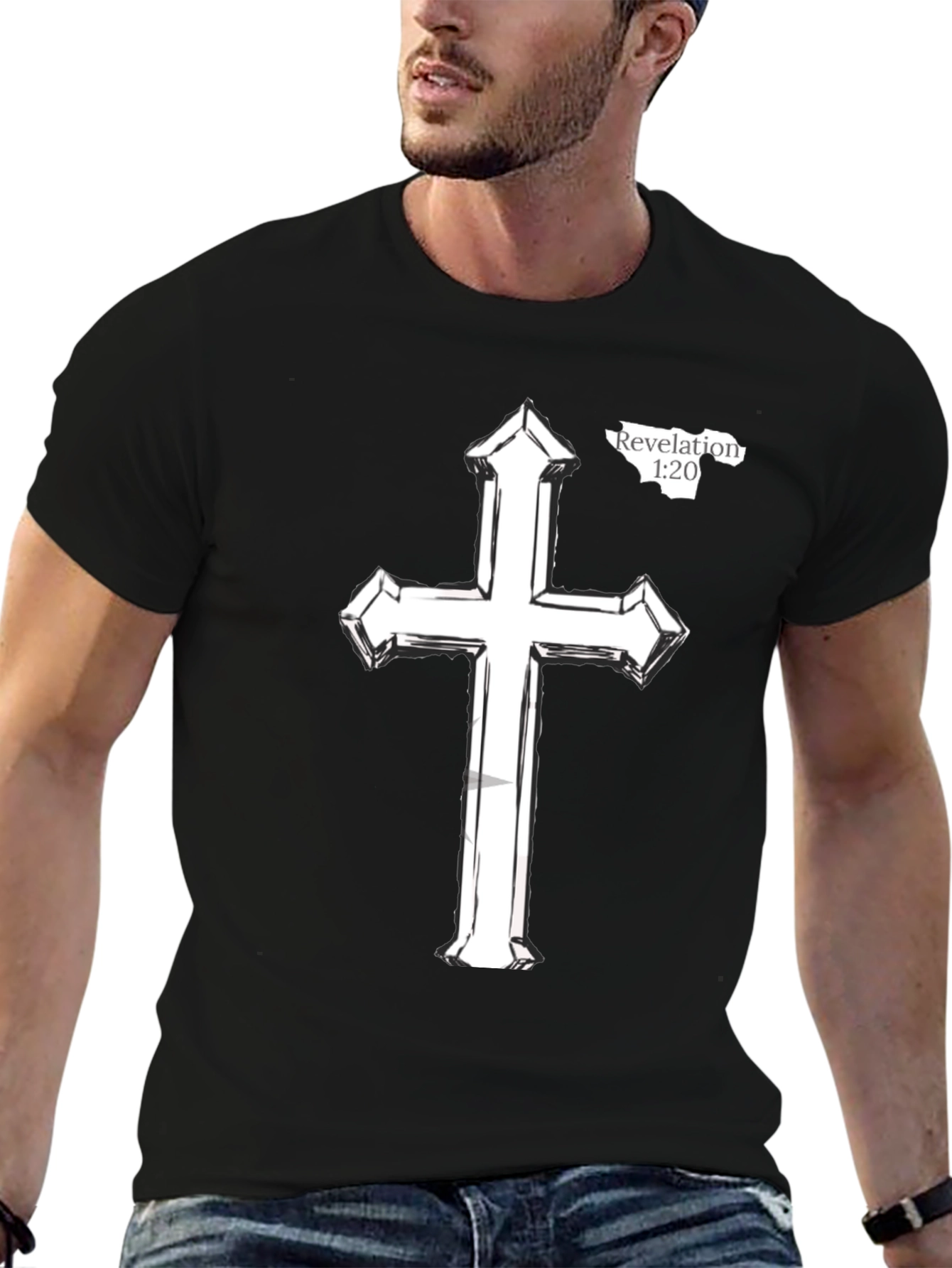 Christian Cross Graphic Tee - Religious Inspired Apparel