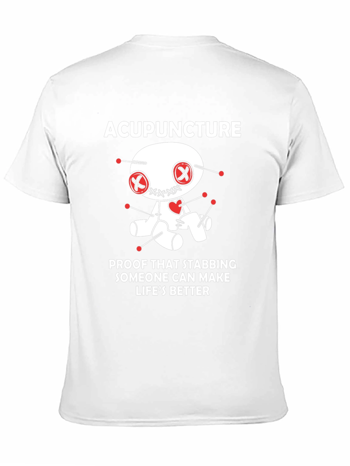 Acupuncture Voodoo Doll Humor T-Shirt