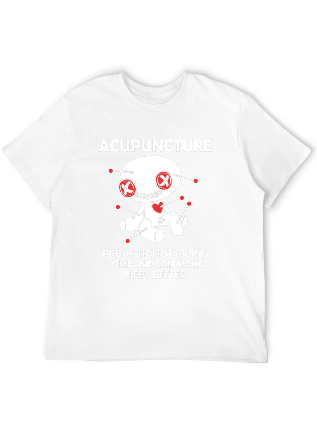 Acupuncture Voodoo Doll Humor T-Shirt