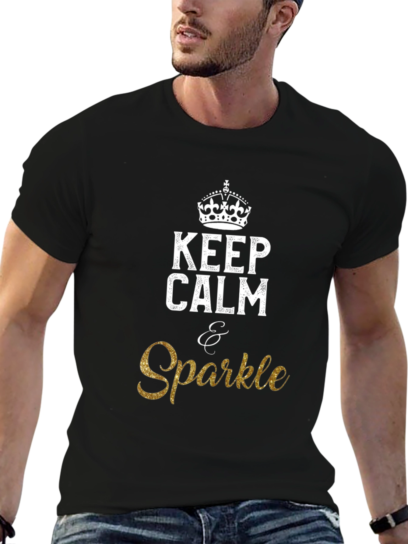 Keep Calm & Sparkle Graphic Tee