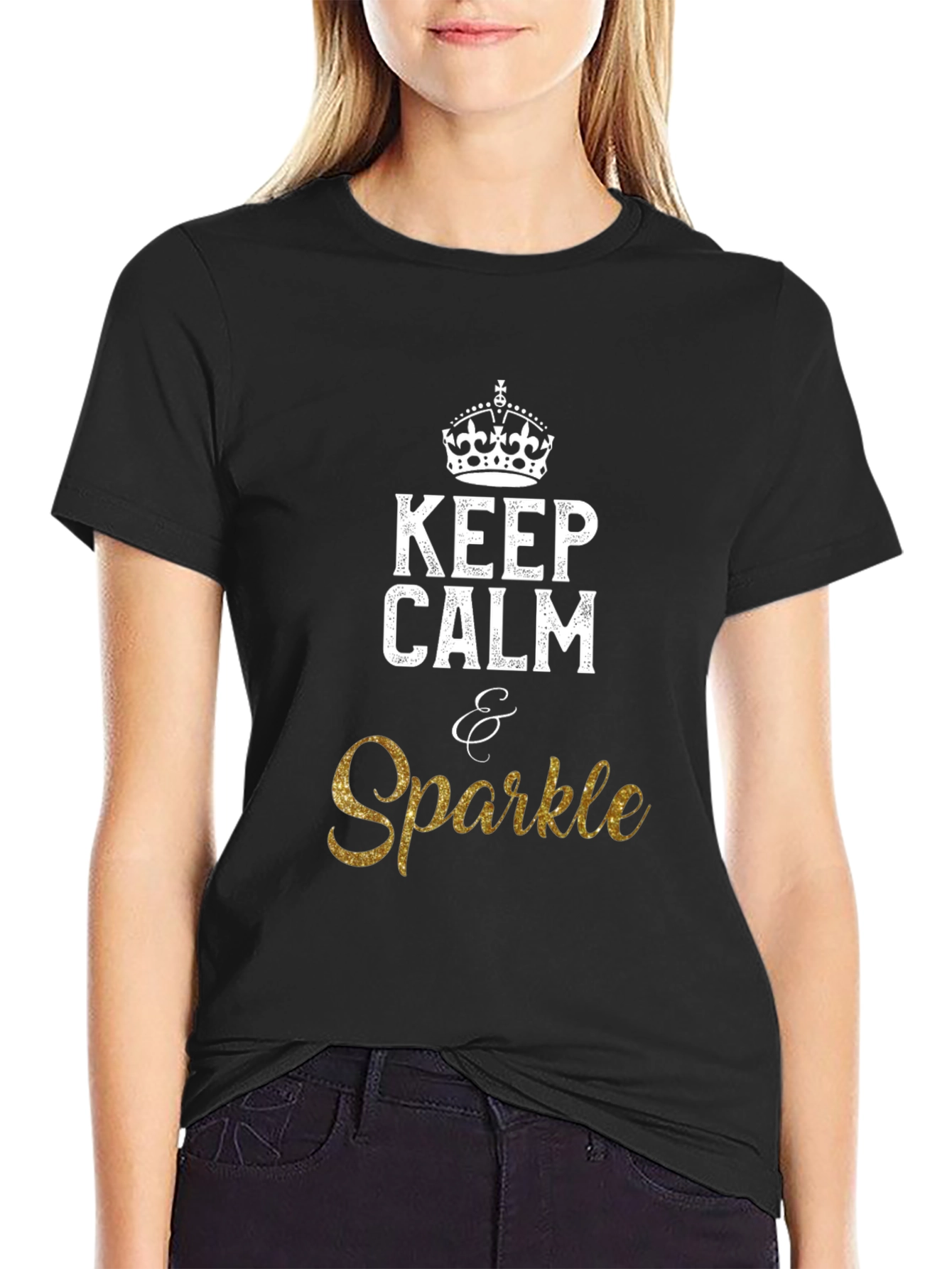 Keep Calm & Sparkle Graphic Tee