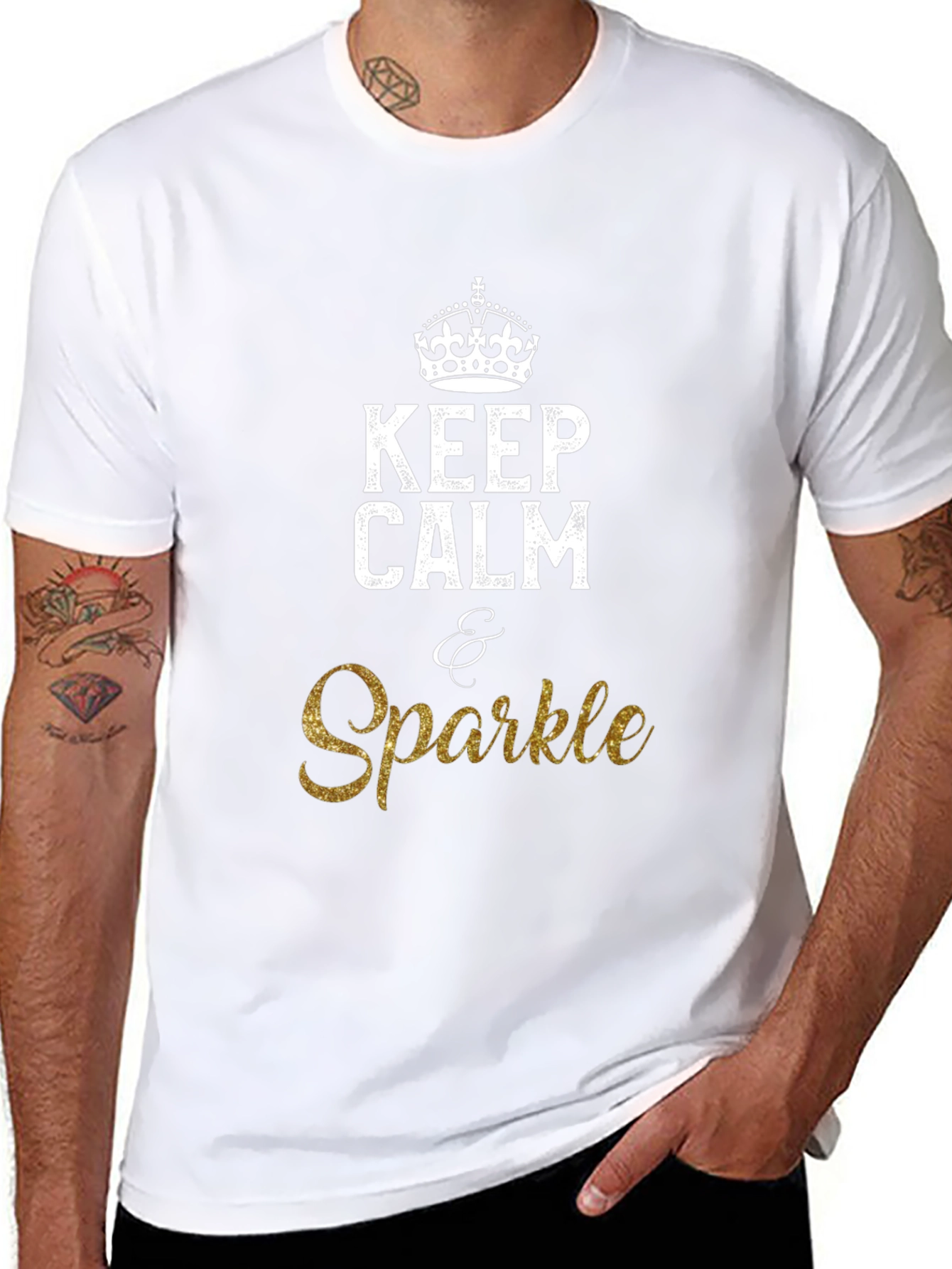 Keep Calm & Sparkle Graphic Tee
