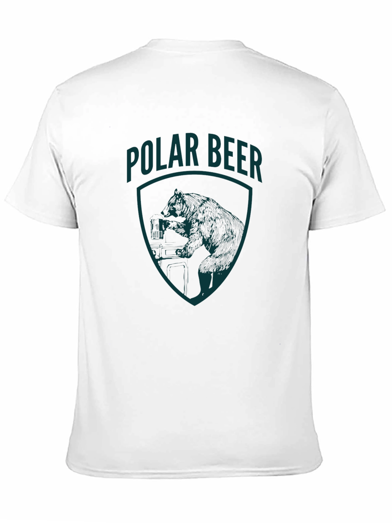 Polar Bear Graphic T-Shirt - Black Tee