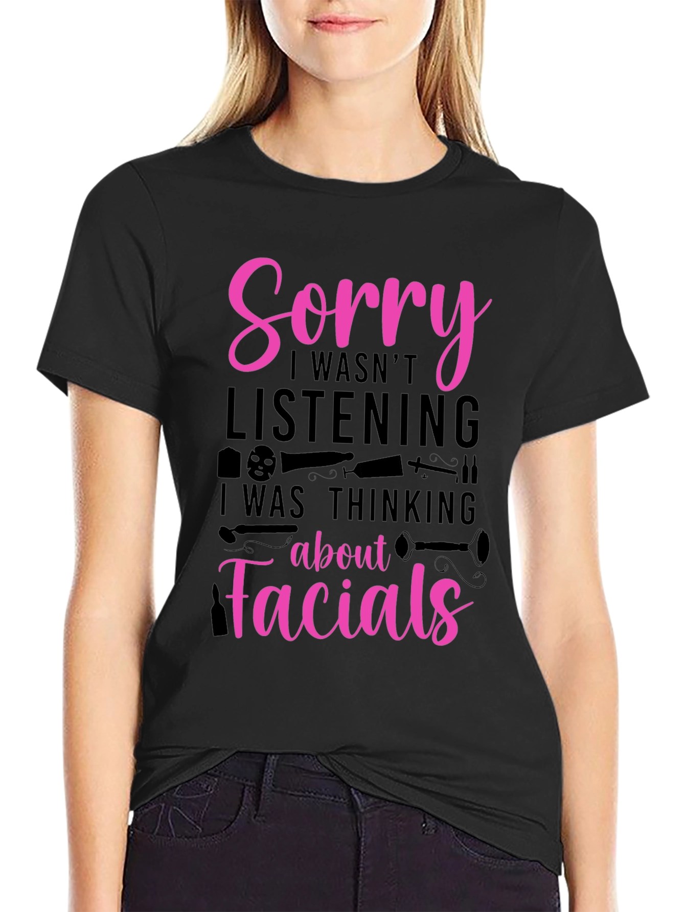 Sorry Facials T-Shirt - Funny Esthetician Tee