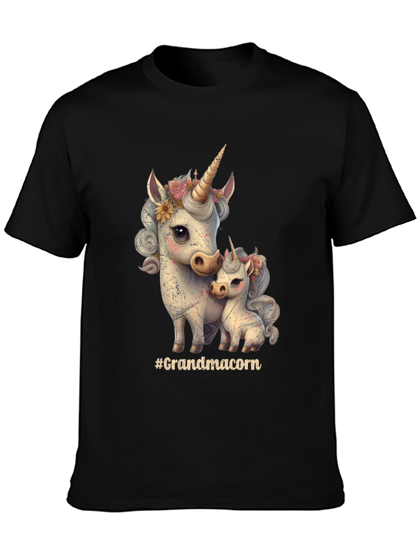 Grandmacorn Unicorn Graphic Tee