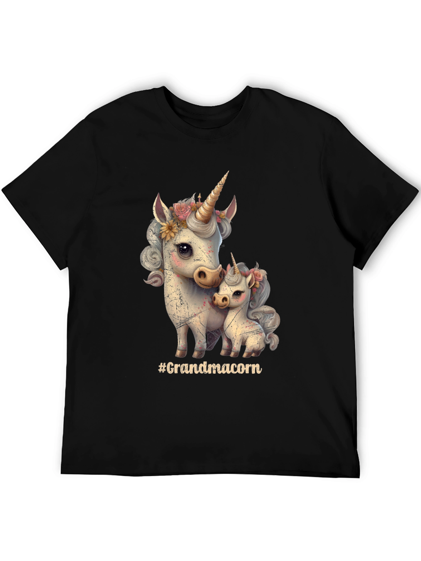 Grandmacorn Unicorn Graphic Tee