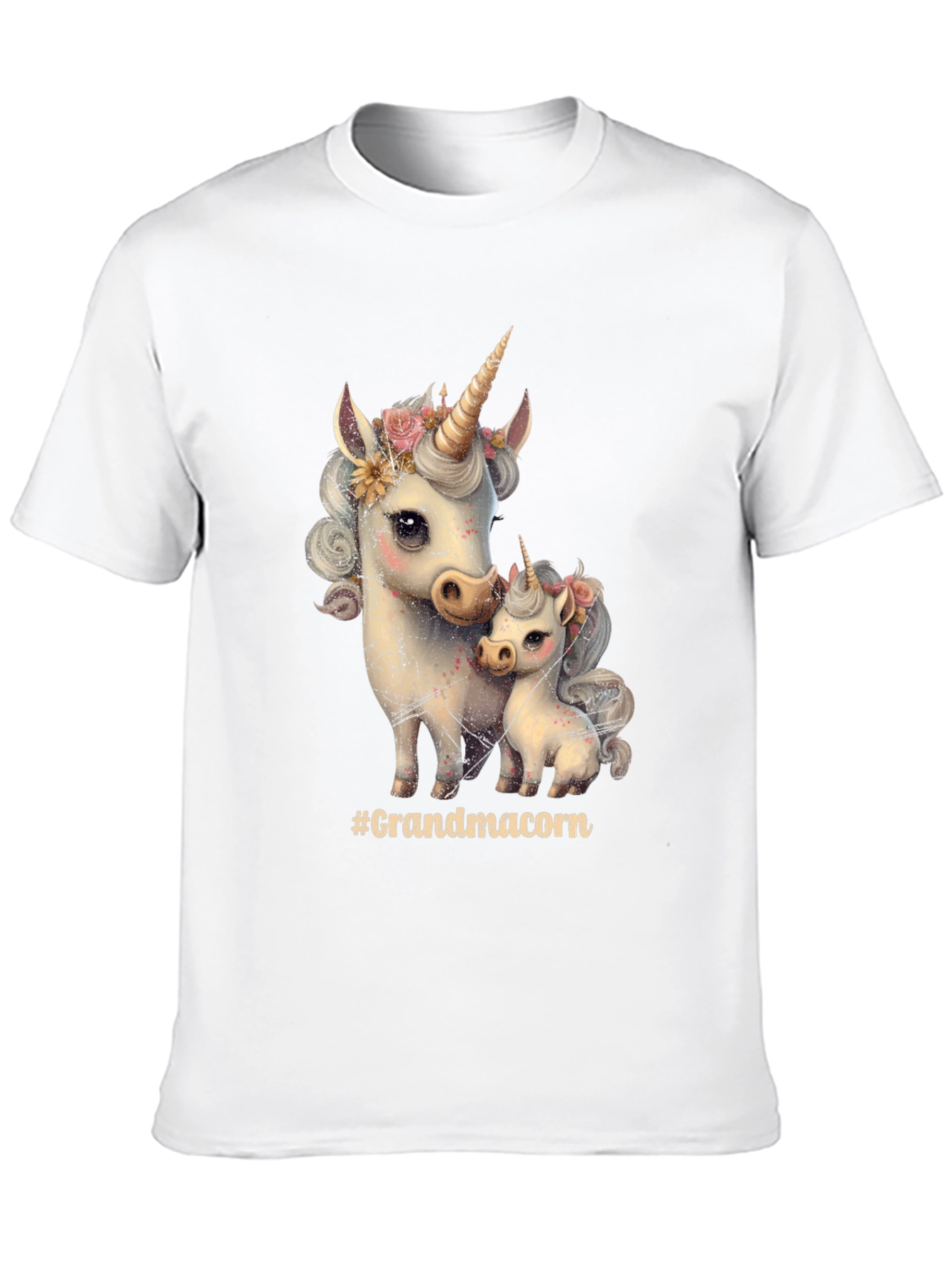 Grandmacorn Unicorn Graphic Tee