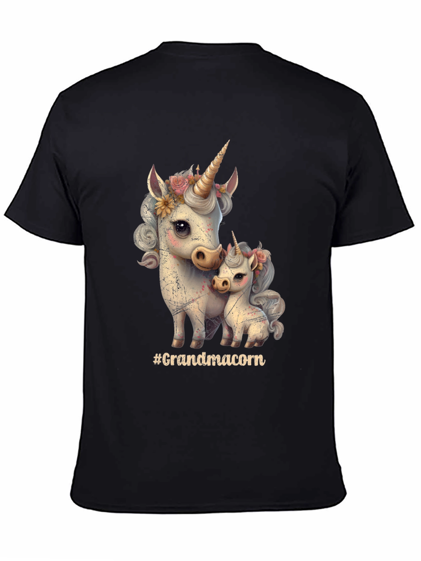 Grandmacorn Unicorn Graphic Tee